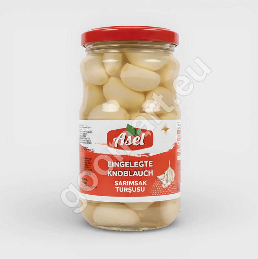 Asel Eingelegte Knoblauch 370g - Goomart