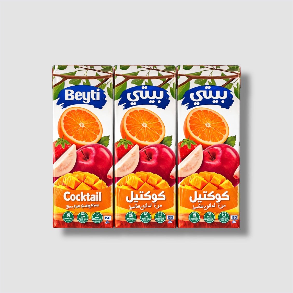 Beyti Cocktail Fruchtsaft 6 x 235ml Multipack - Goomart