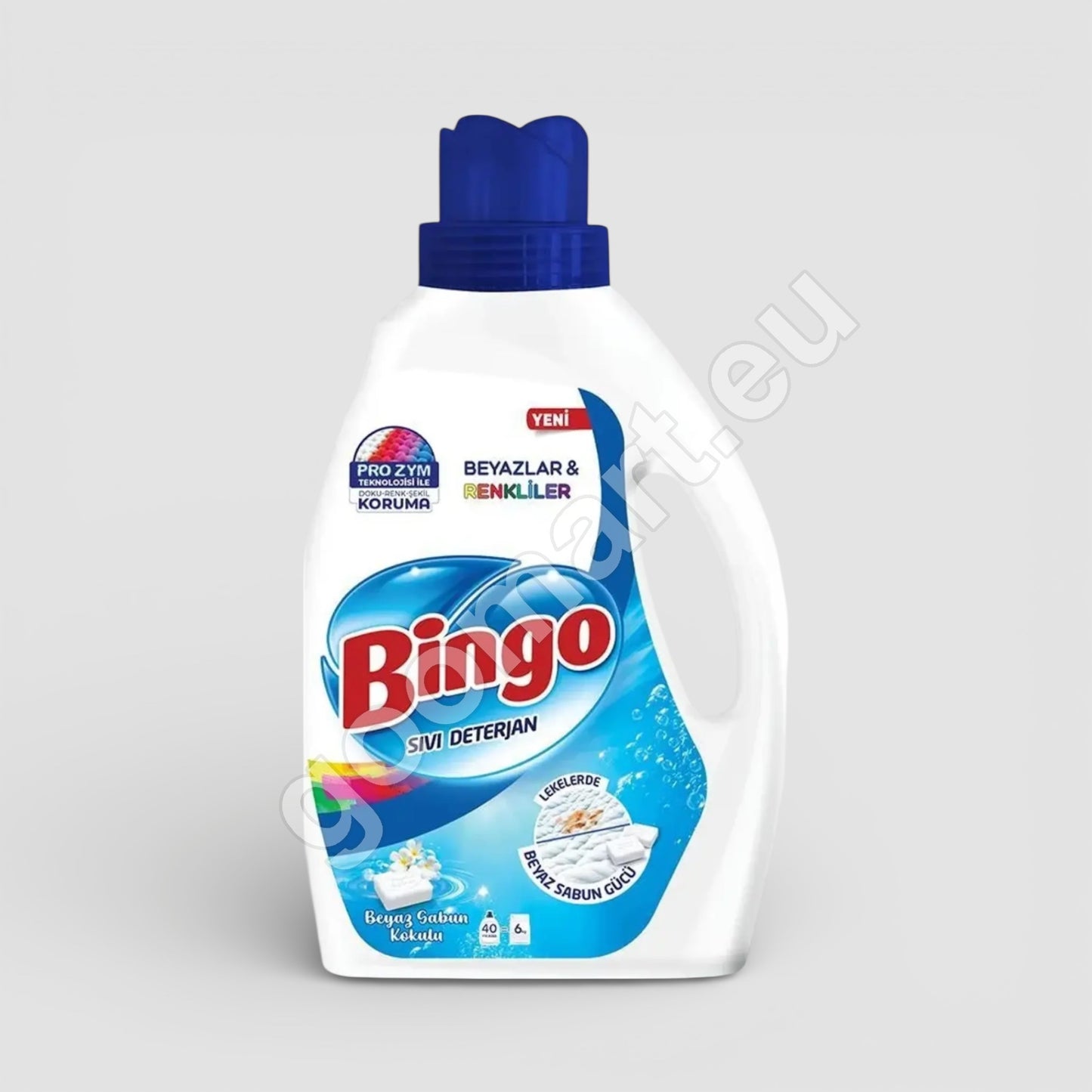 Bingo Flüssigwaschmittel Bunt + Weiß 1200ml - Goomart