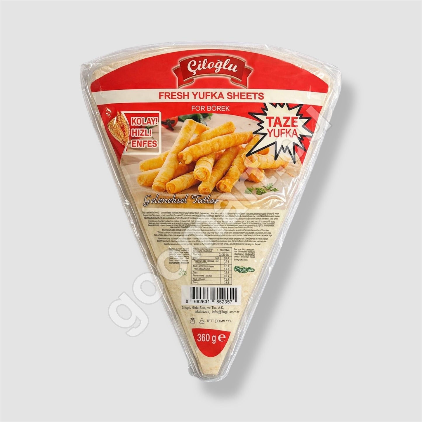 Ciloglu Dreieckiger Blätterteig 360g - Goomart