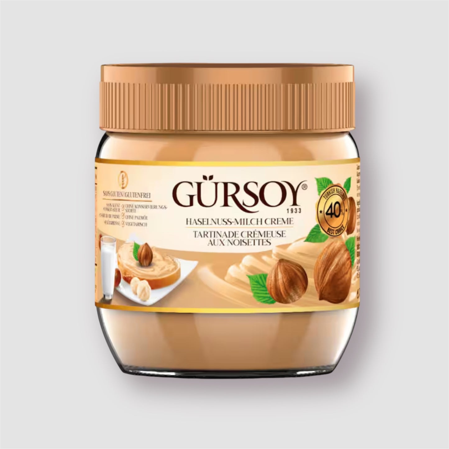 Gürsoy Haselnuss Milchcreme 400g - Goomart