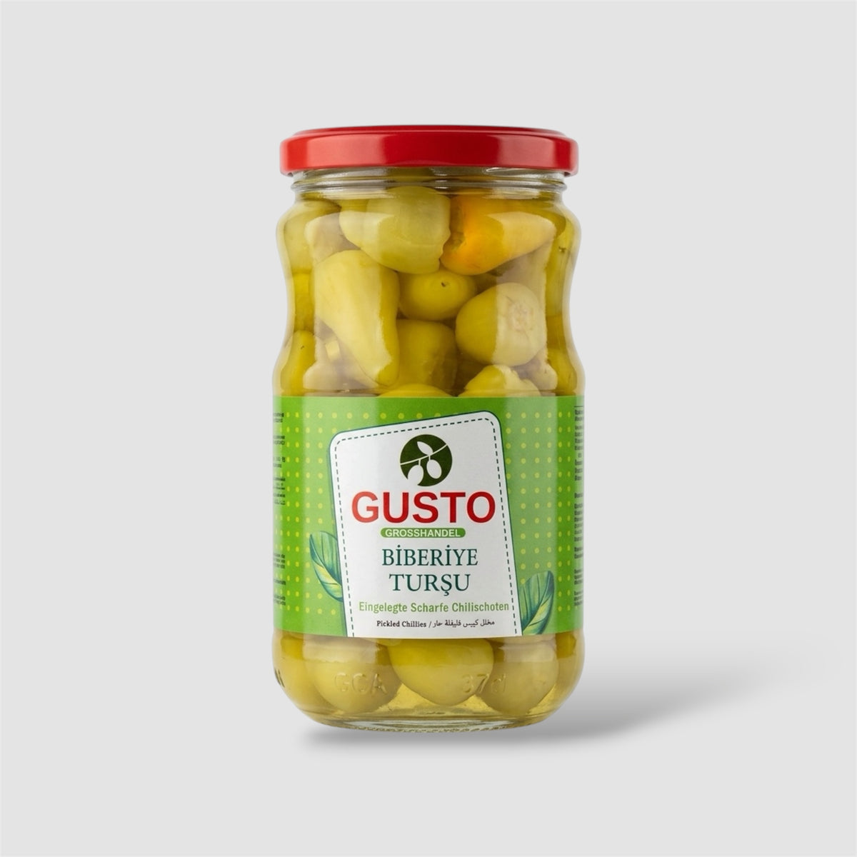 Gusto Eingelegte Scharfe Chilischoten 350g - Goomart