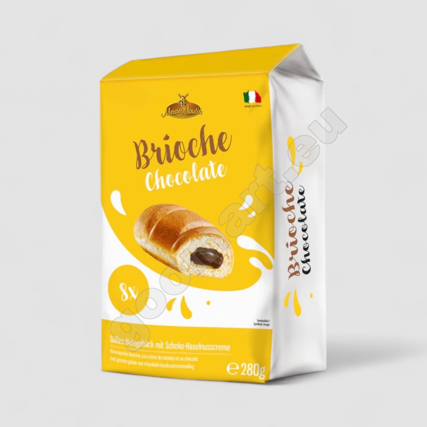 Meister Moulin Brioches mit Schokolade-Haselnusscremefüllung 8er - Goomart
