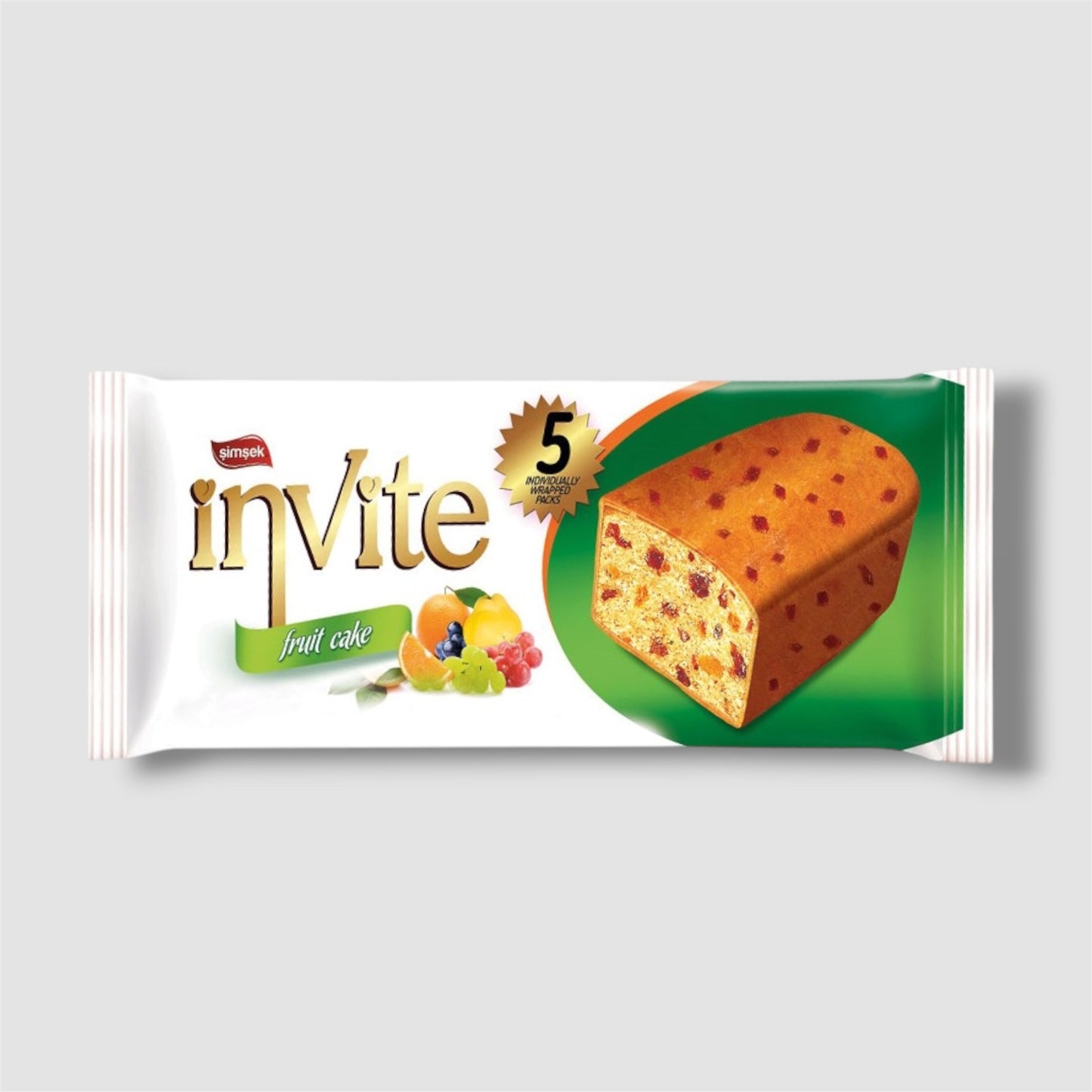 Simsek Invite Fruchtkuchen 5er Pack 200g - Goomart