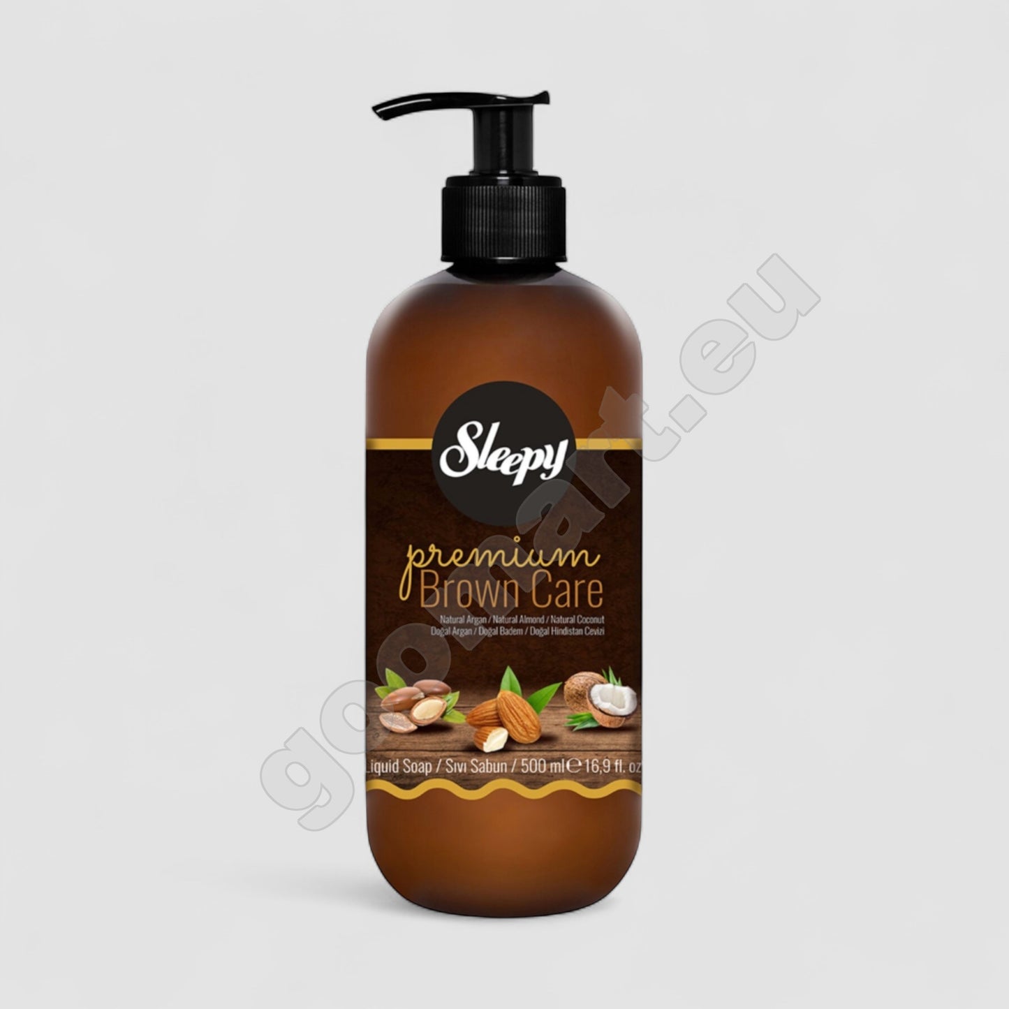 Sleepy Flüssigseife Premium "Brown Care" 500ml - Goomart