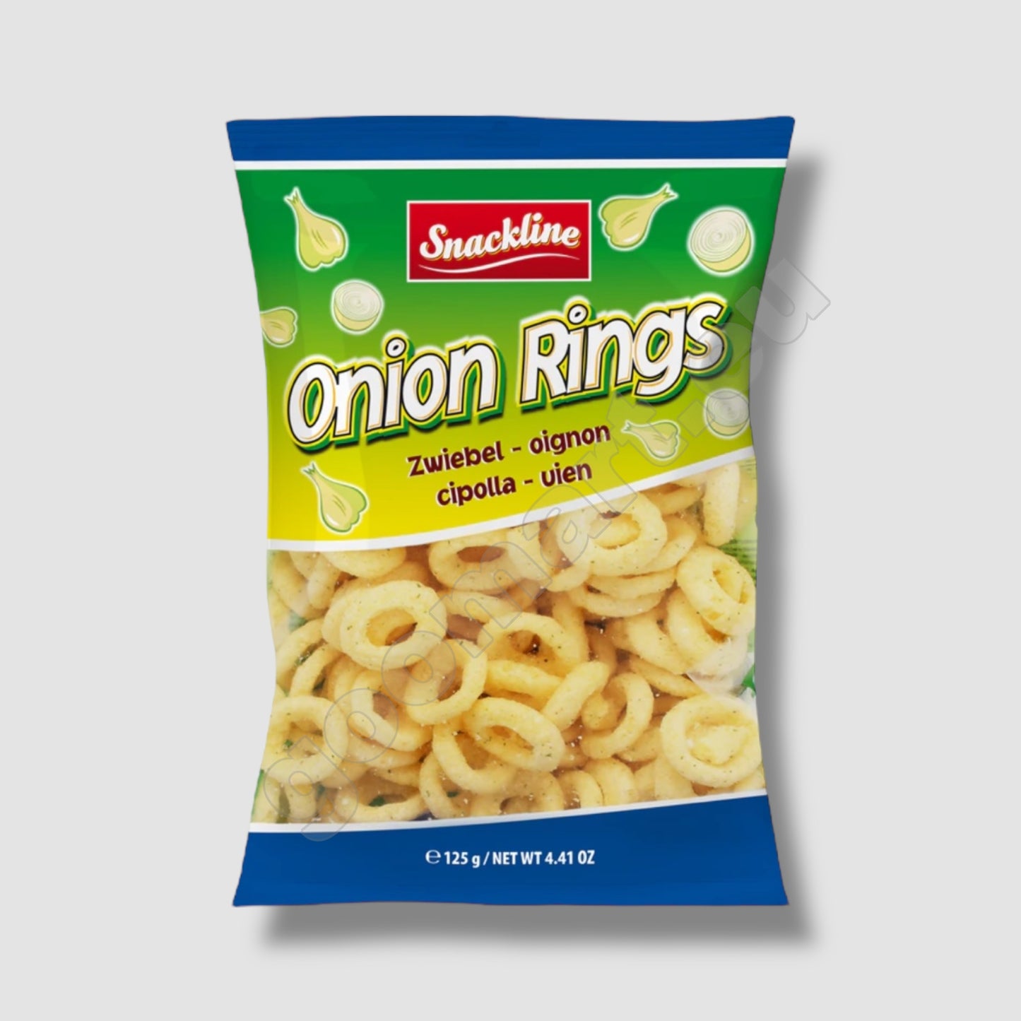Snackline Onion Rings Maissnack 125g - Goomart