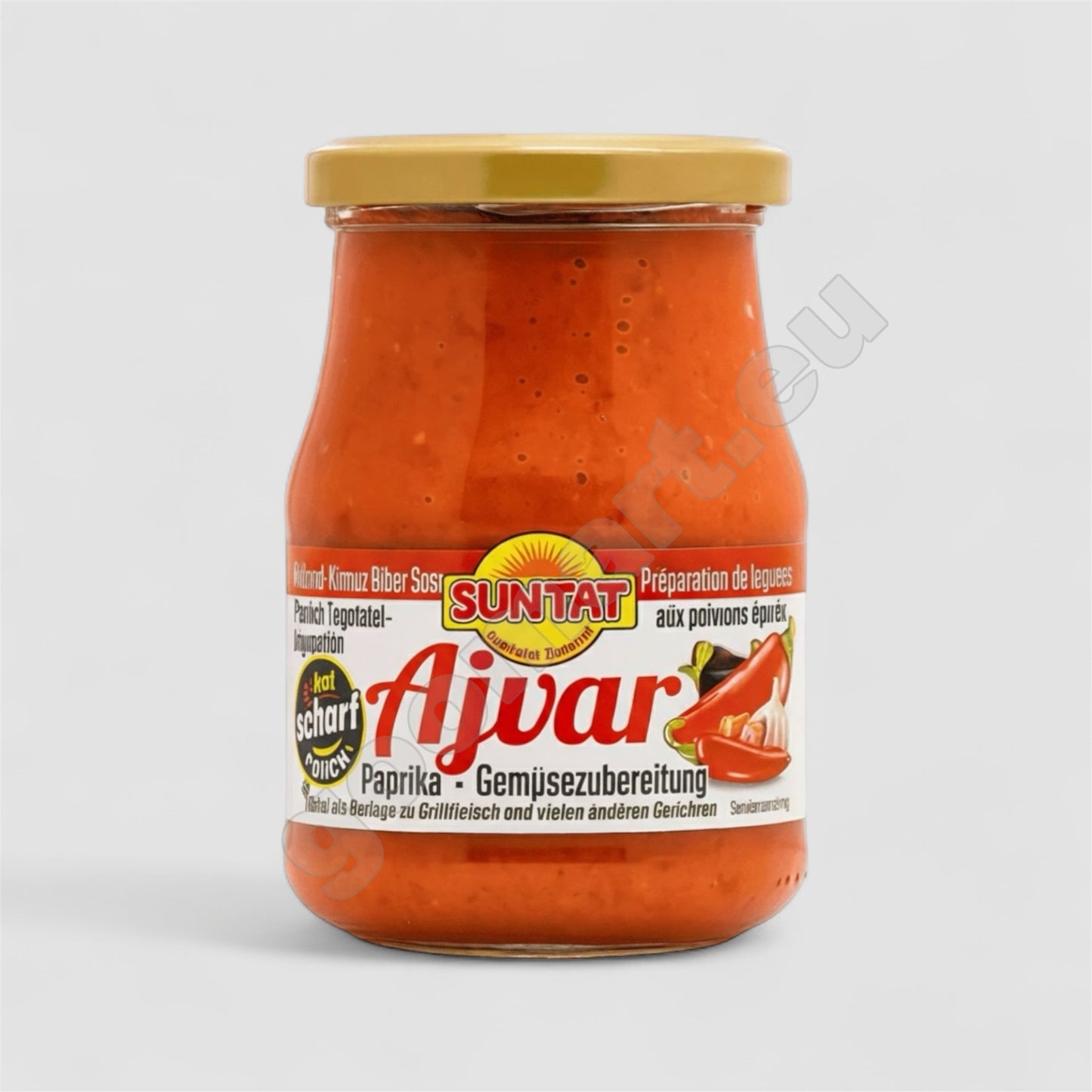 Suntat Ajvar Scharf 370g - Goomart