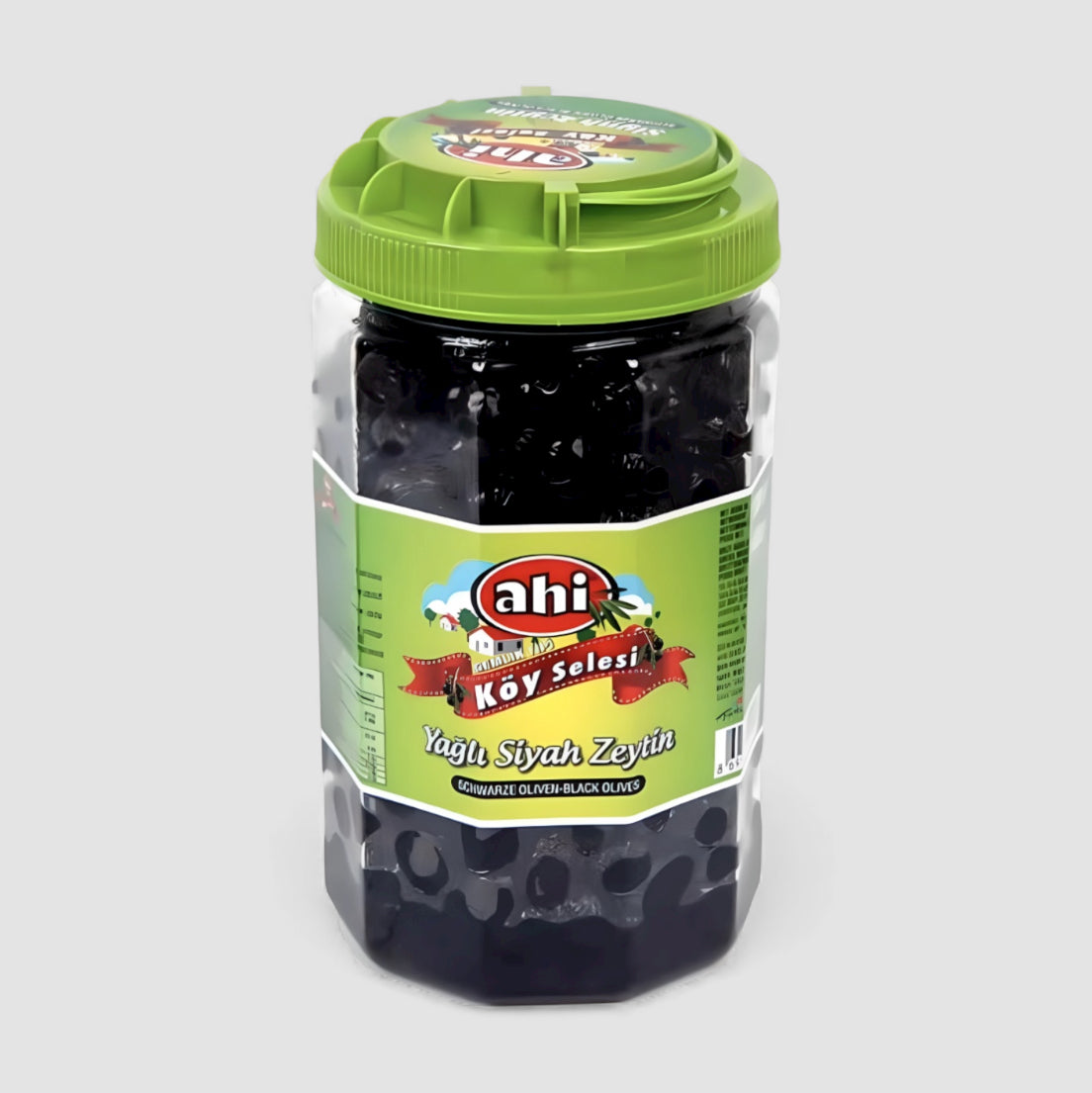 Ahi Köy Selesi Schwarze Oliven 1300g - Goomart