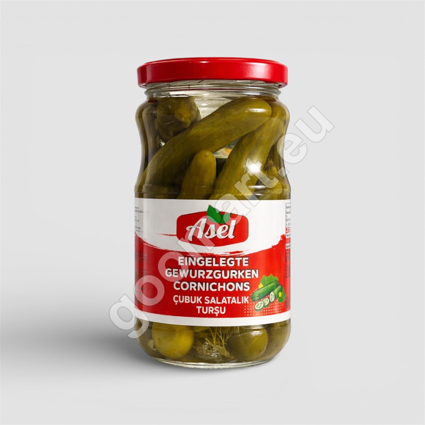 Asel Eingelegte Gewürzgurken Cornichons 370g - Goomart