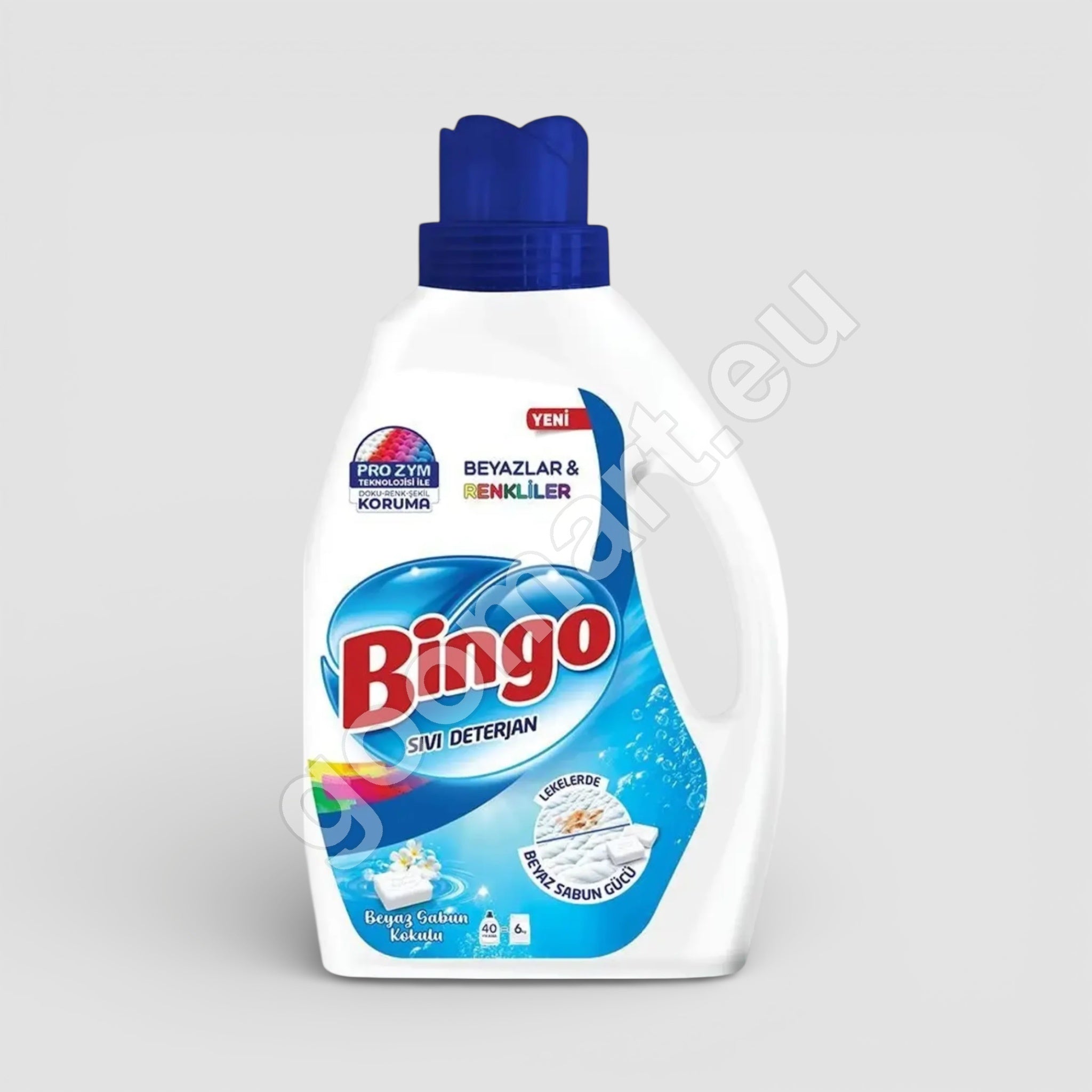 Bingo Flüssigwaschmittel  Bunt + Weiß 1200ml - Goomart