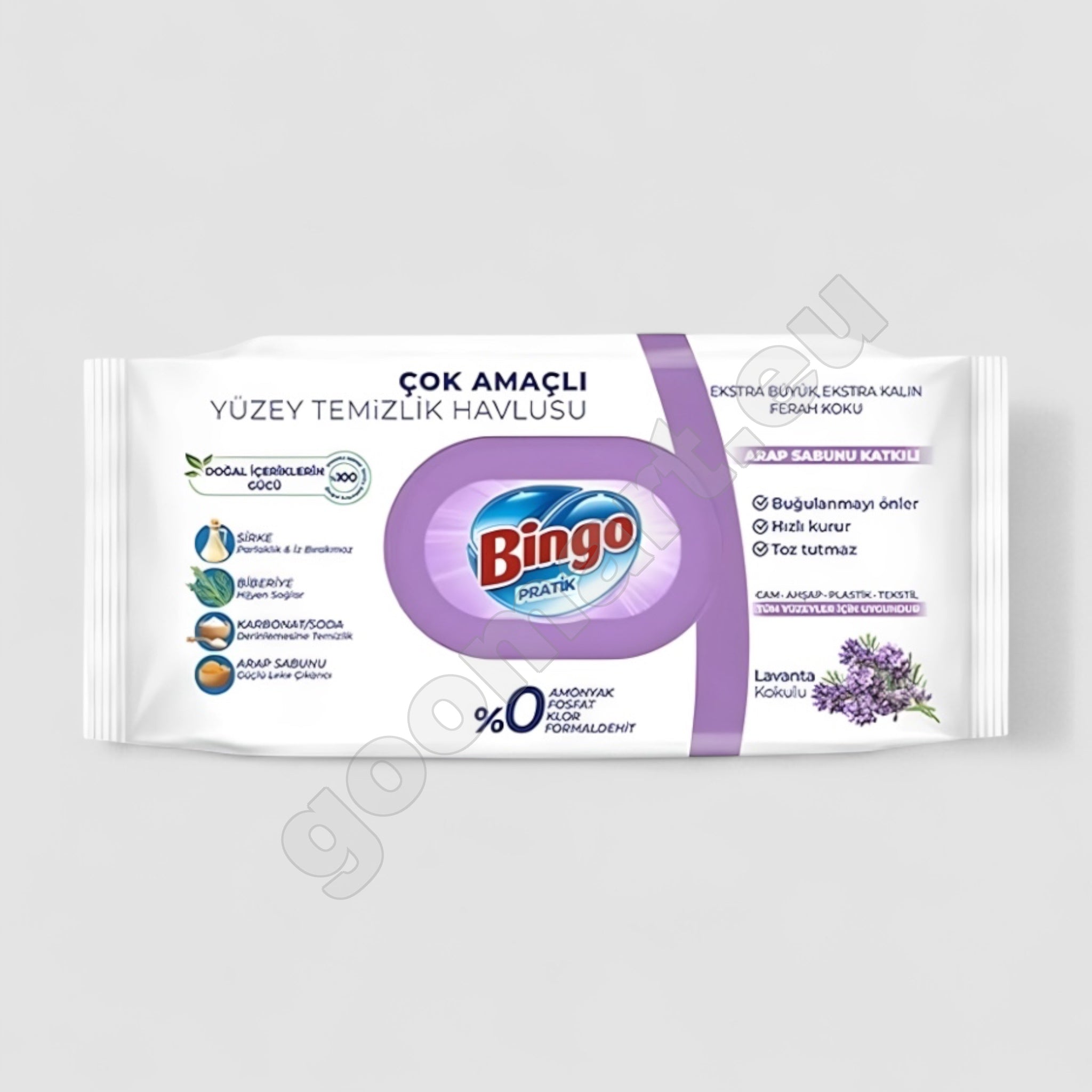Bingo Praktische Reinigungstücher Mit Lavendelduft - Goomart
