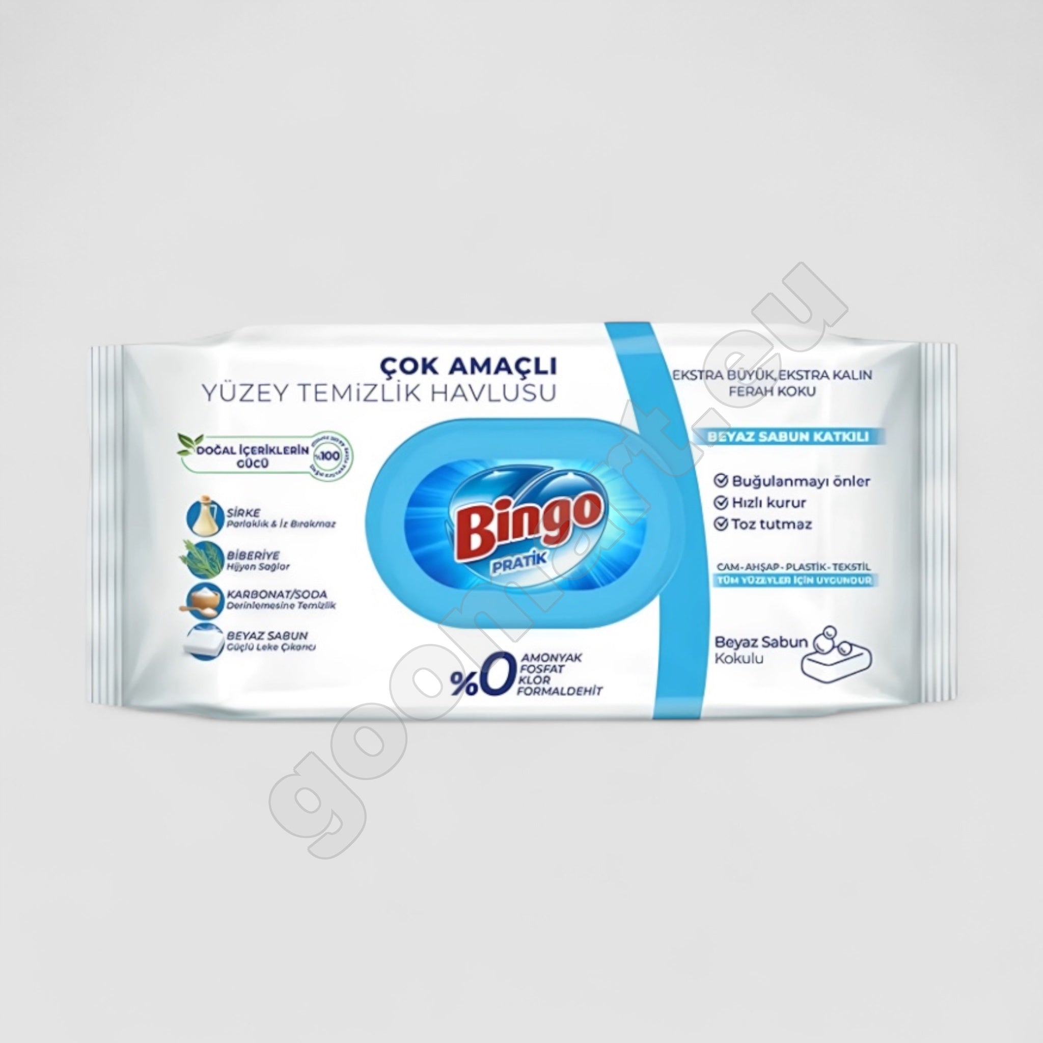 Bingo Praktische Reinigungstücher Mit Weißen Seifenduft - Goomart