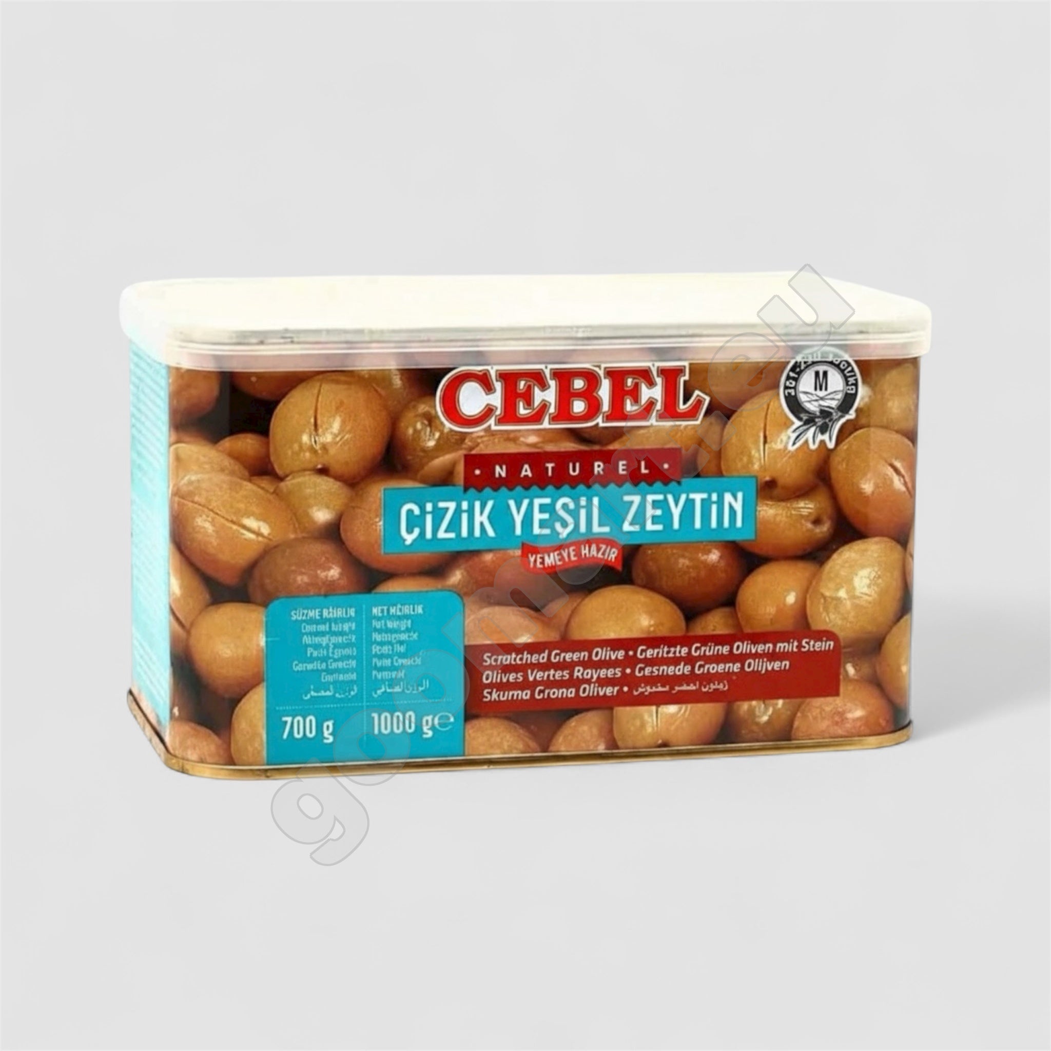 Cebel Geritzte Grüne Oliven 1kg - Goomart