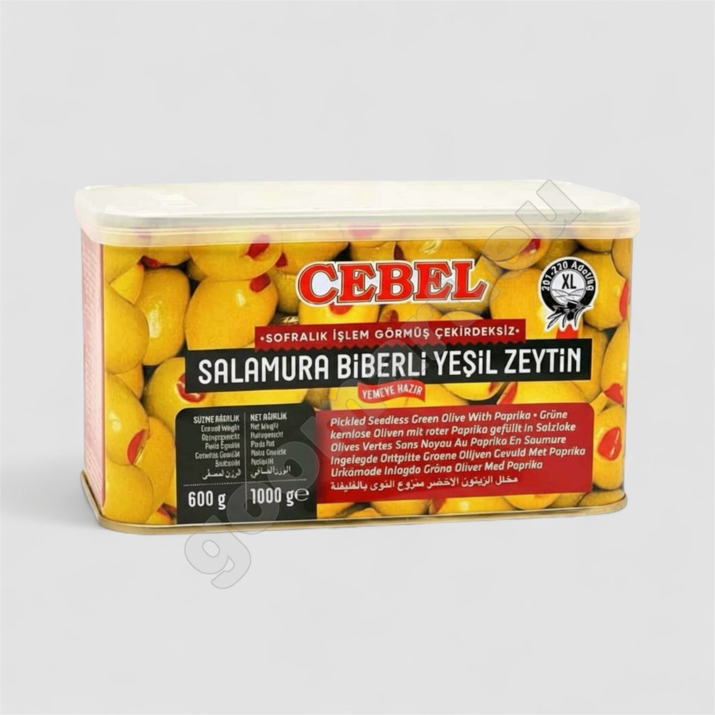 Cebel Grüne Oliven Mit Paprika In Salzlake 1kg - Goomart