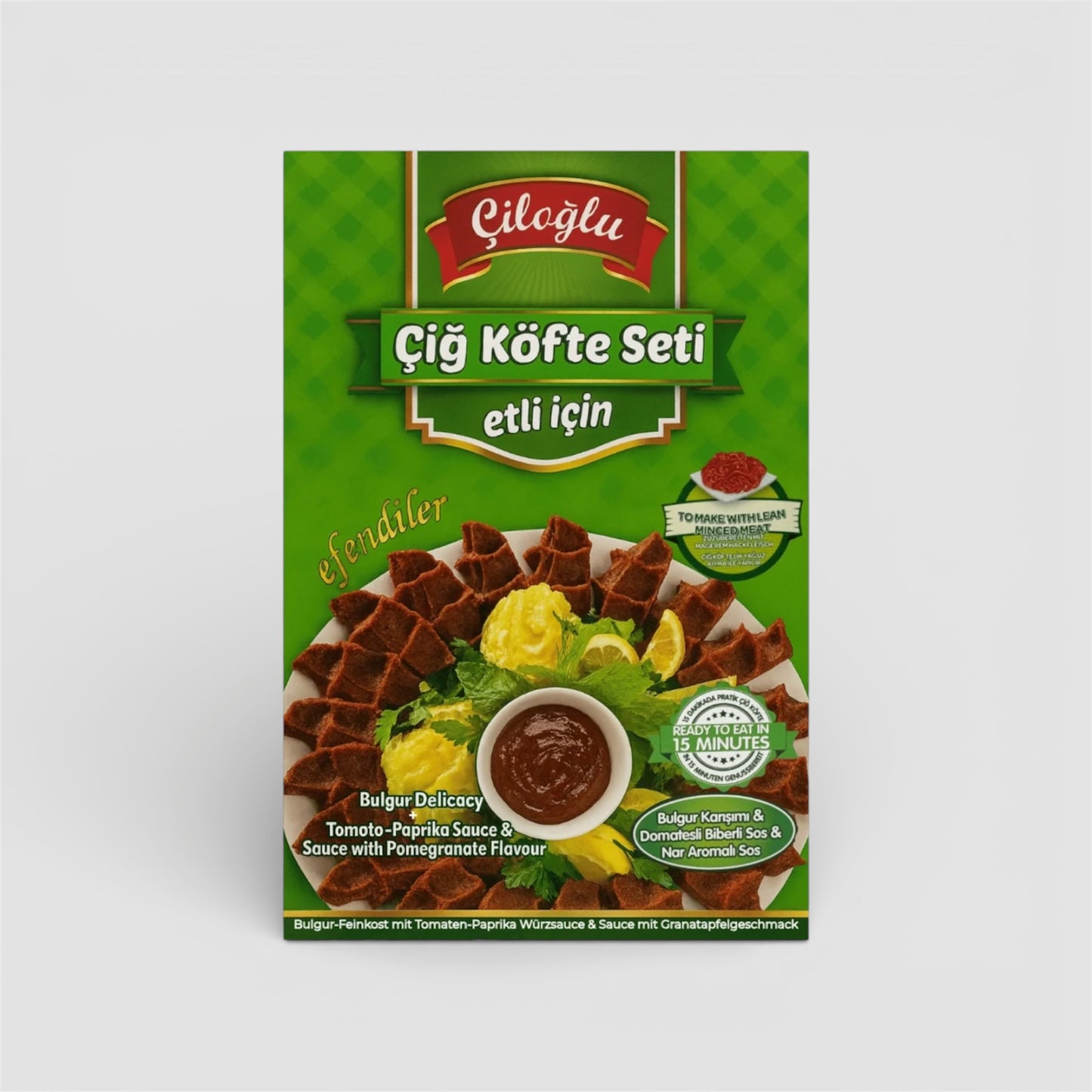 Ciloglu Cig Köfte Zubereitungsset 500g - Mit Fleisch - Goomart