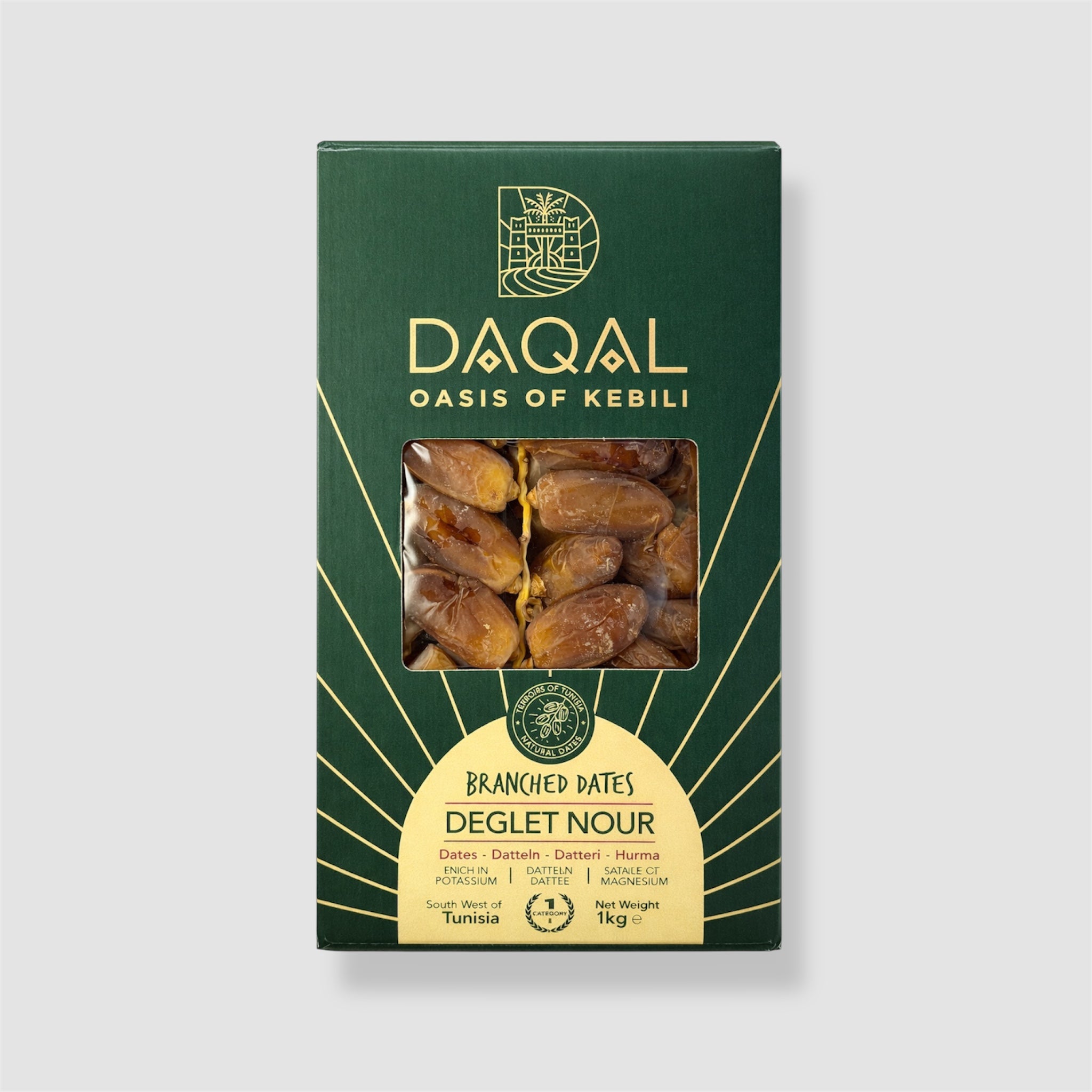 Daqal Deglet Nour Datteln 1kg - Goomart