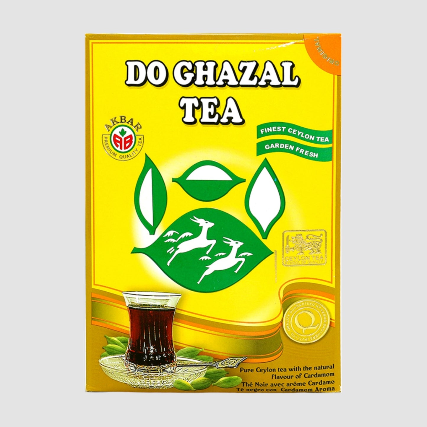 Do Ghazal Schwarztee Kardamon Aroma 500g - Goomart