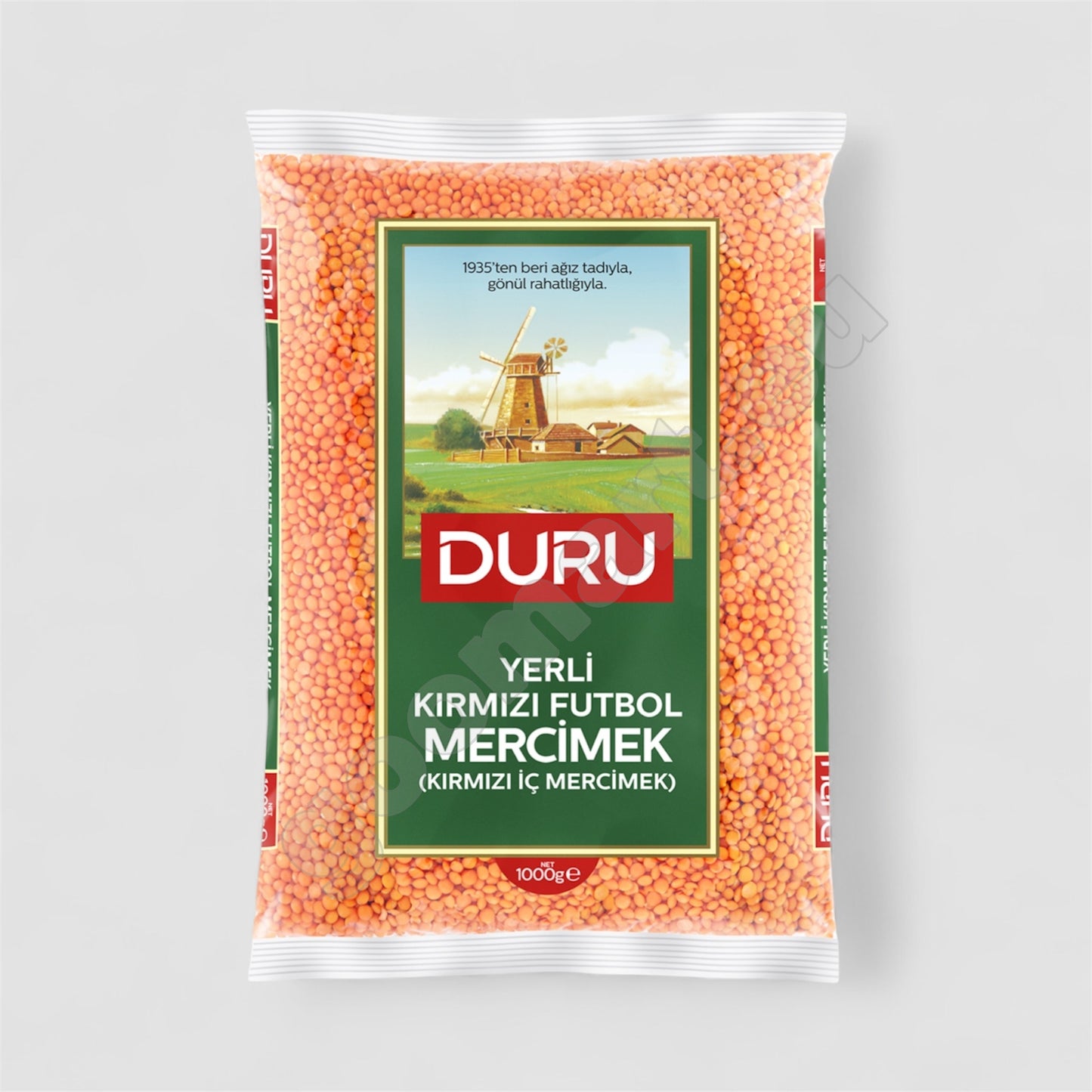 Duru Einheimische Rote  Linsen 1Kg - Goomart