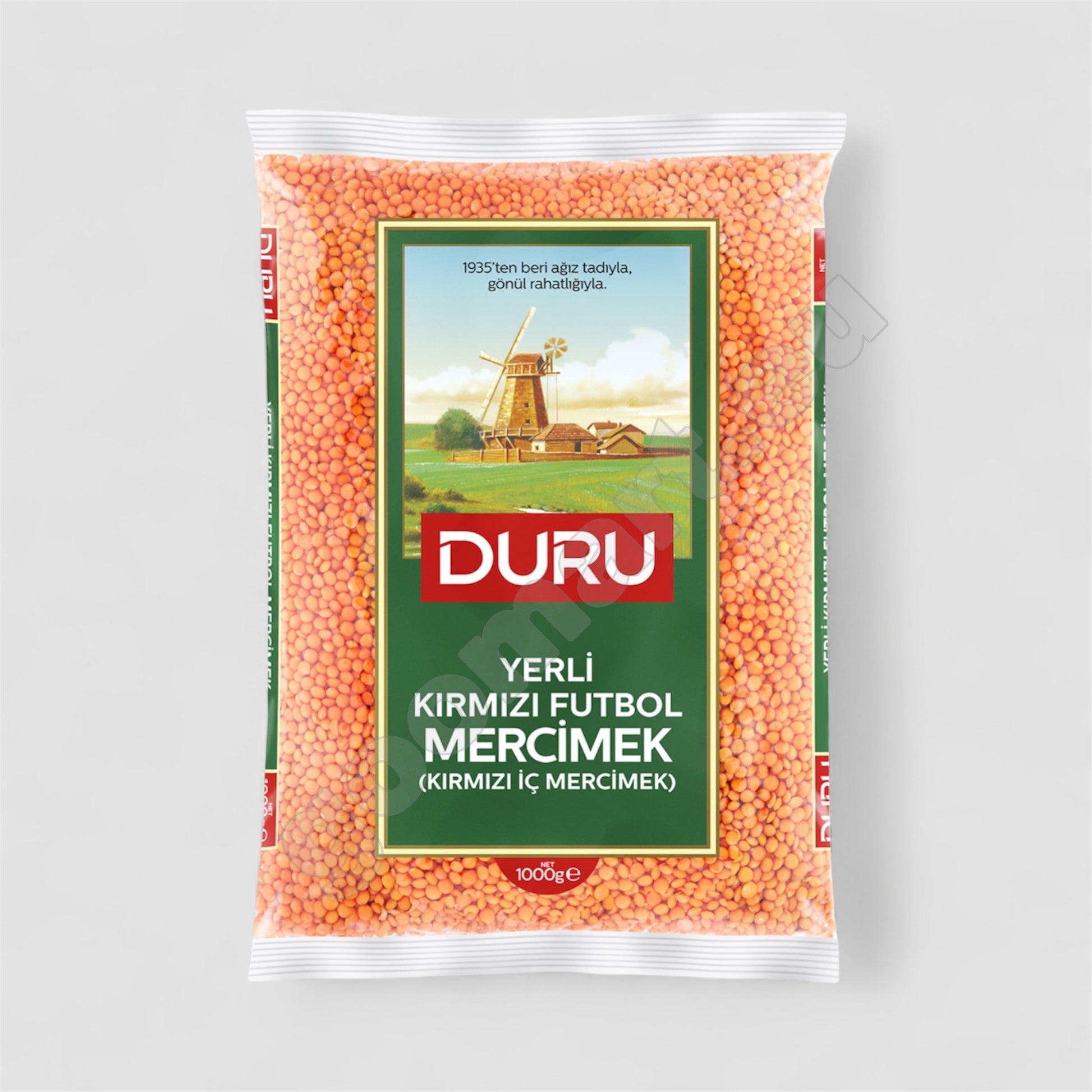 Duru Einheimische Rote  Linsen 1Kg - Goomart