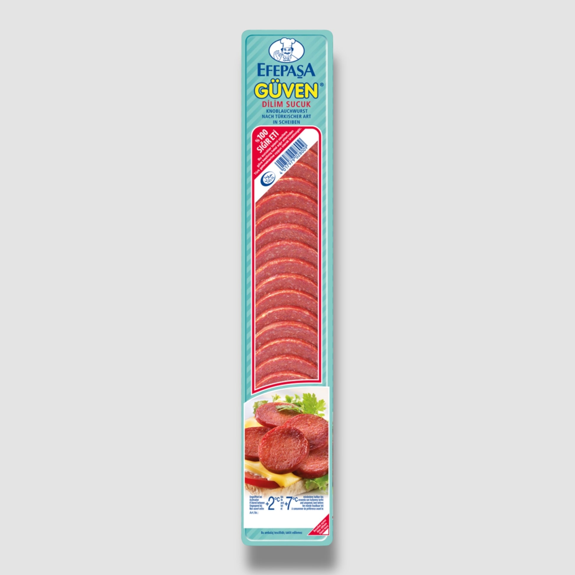 Efepasa Knoblauchwurst Scheiben 200g - Goomart