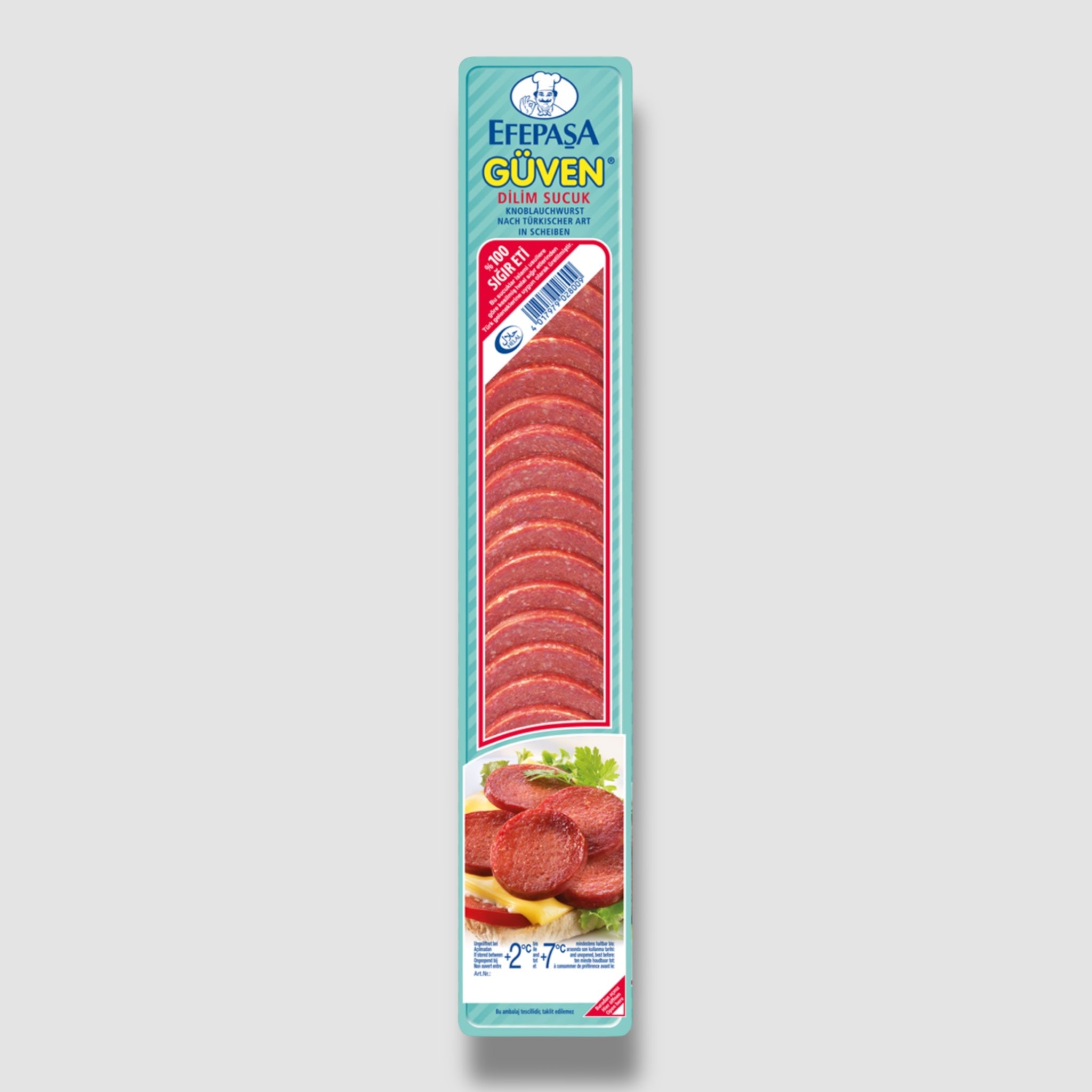 Efepasa Knoblauchwurst Scheiben 200g - Goomart