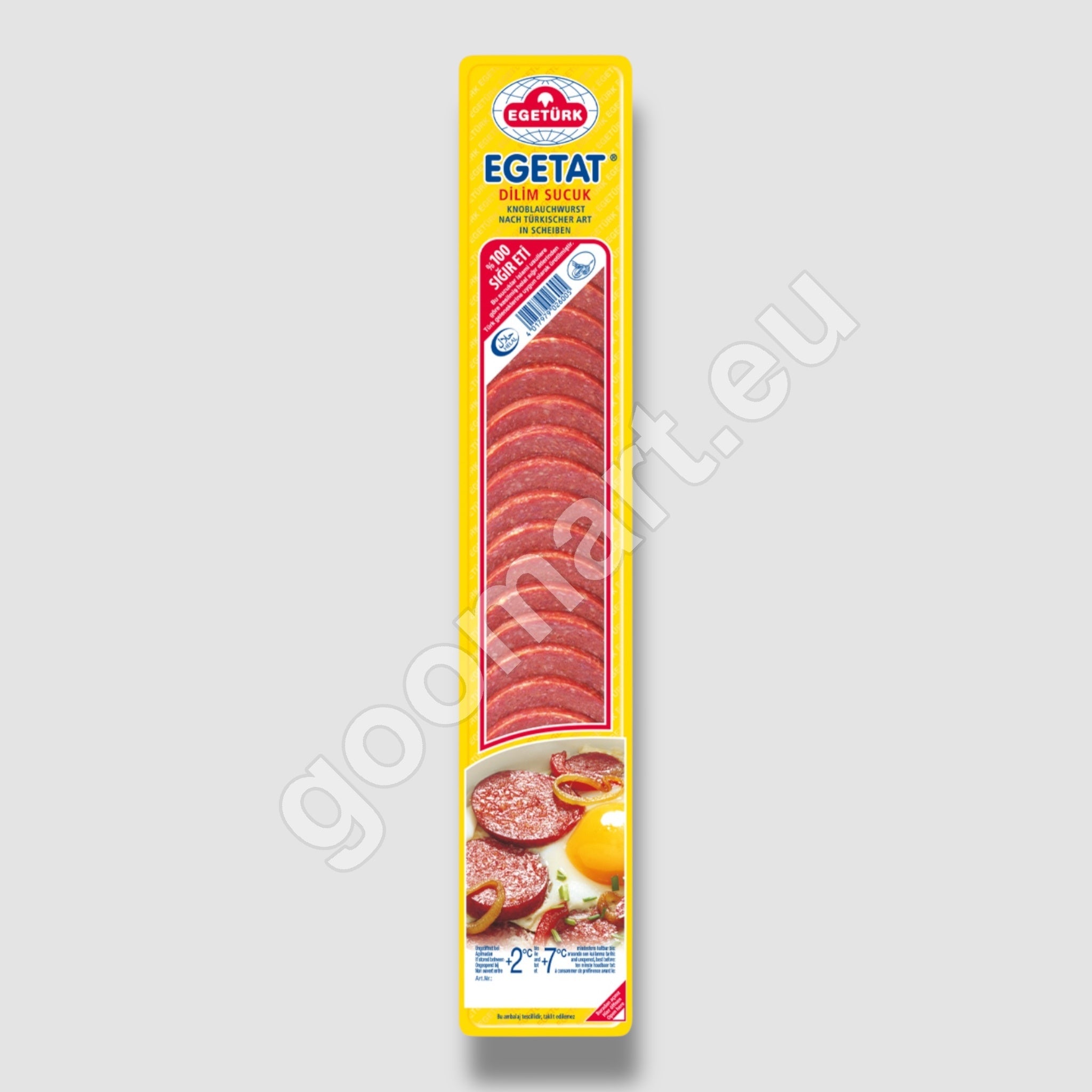 Egetürk Knoblauchwurst in Scheiben 200g - Goomart