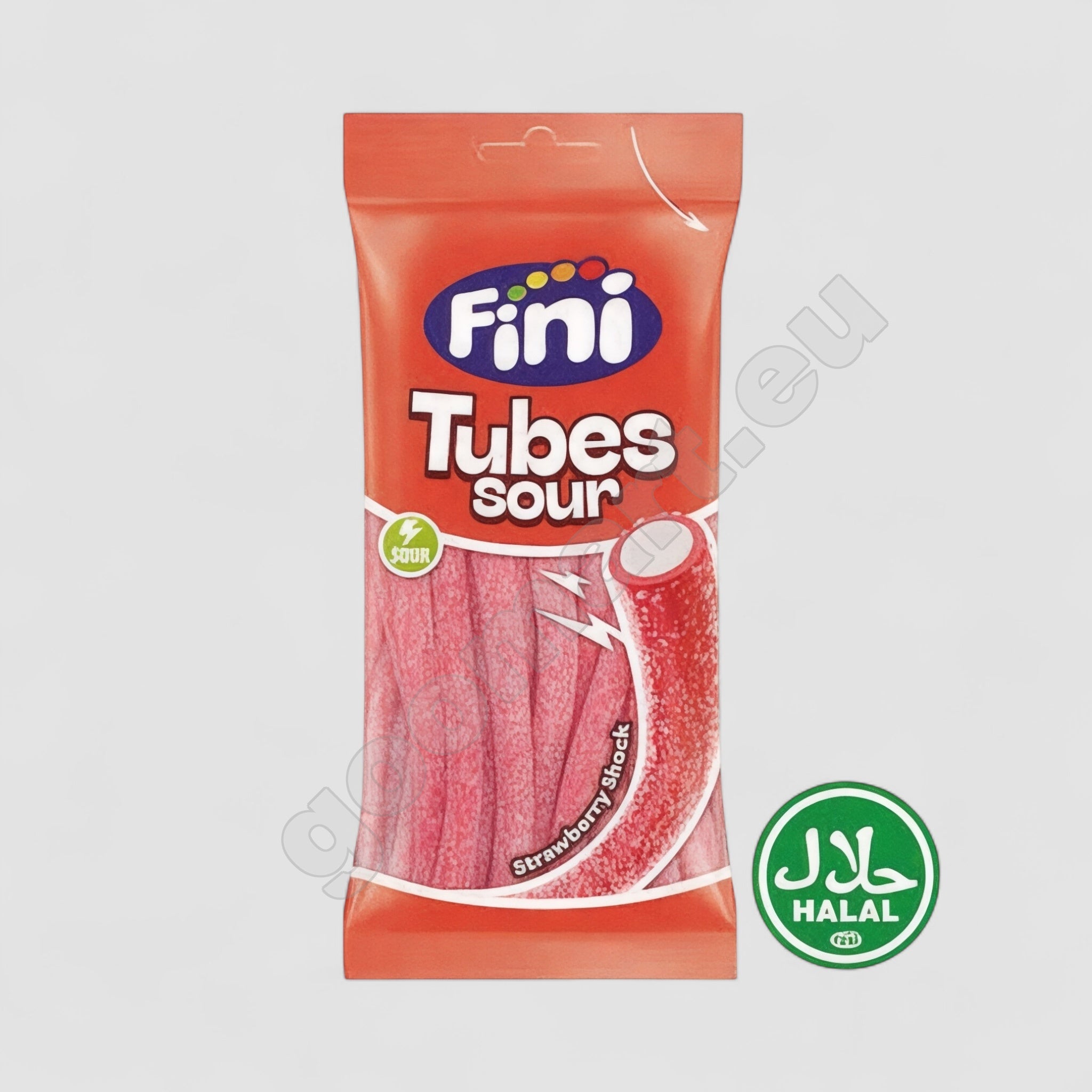 Fini Tubes sour Erdbeer Fruchtgummi 90g - Goomart