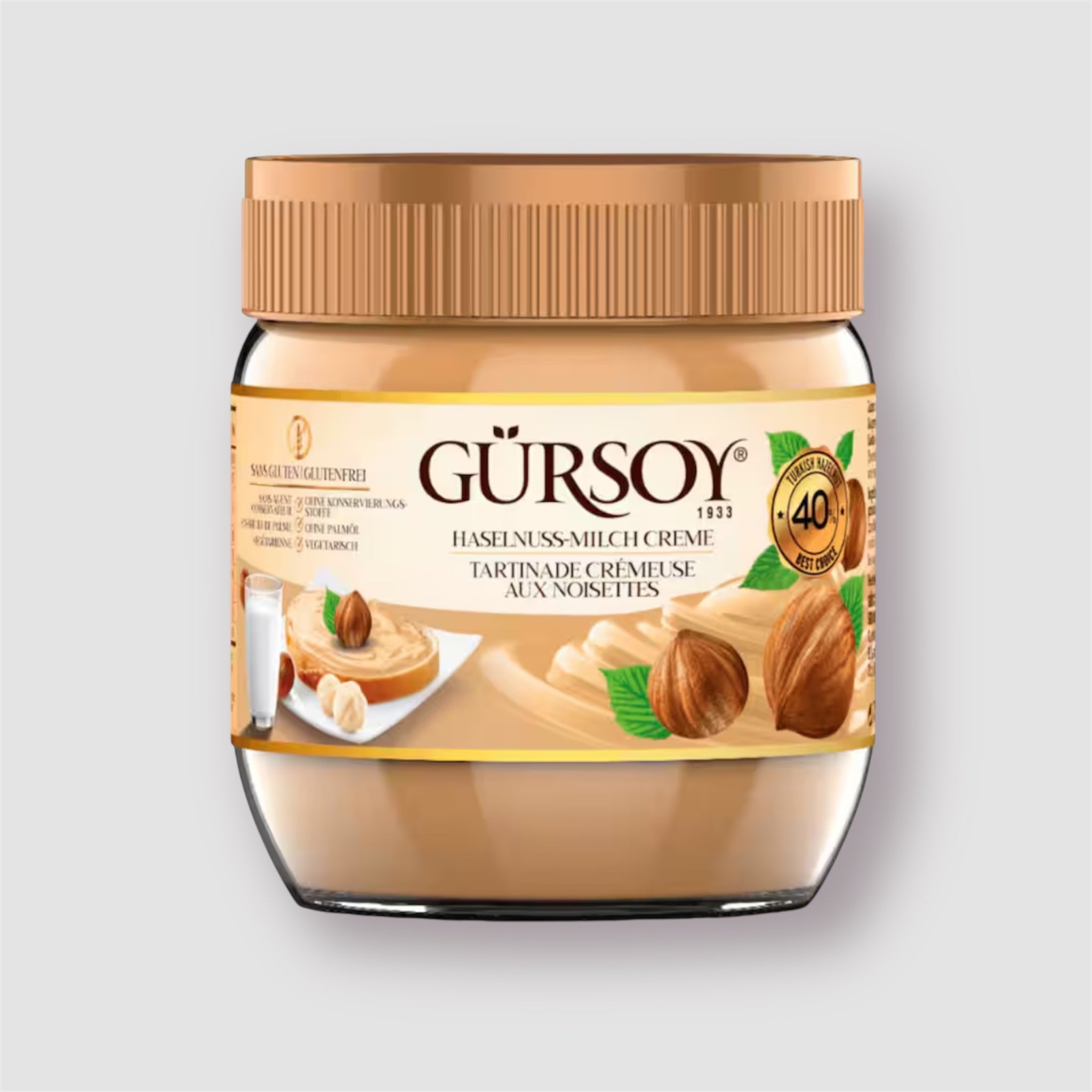 Gürsoy Haselnuss Milchcreme 400g - Goomart