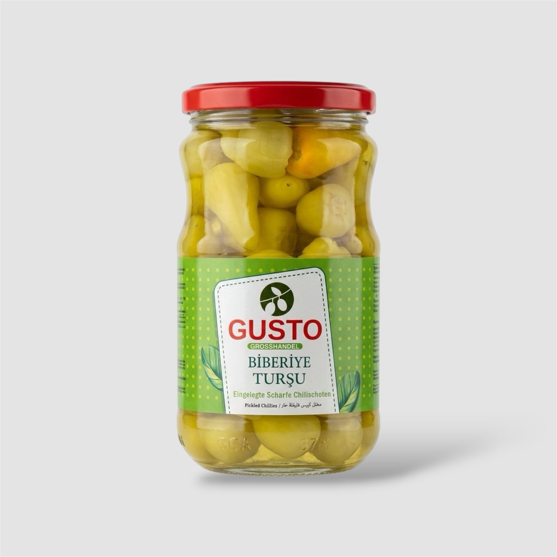 Gusto Eingelegte Scharfe Chilischoten 370g - Goomart