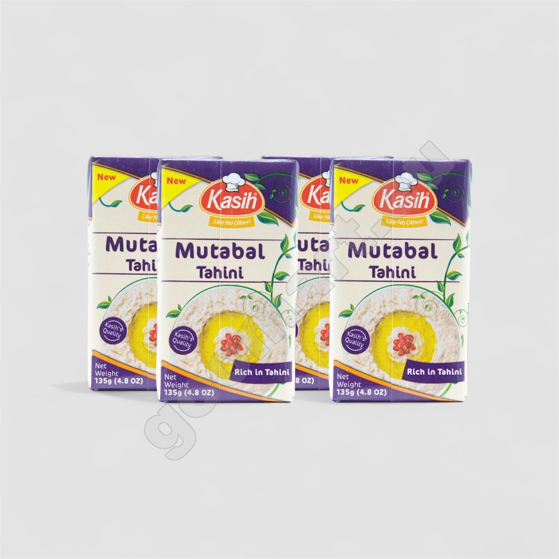 Kasih Mutabal Auberginen Dip 4x135g - Goomart