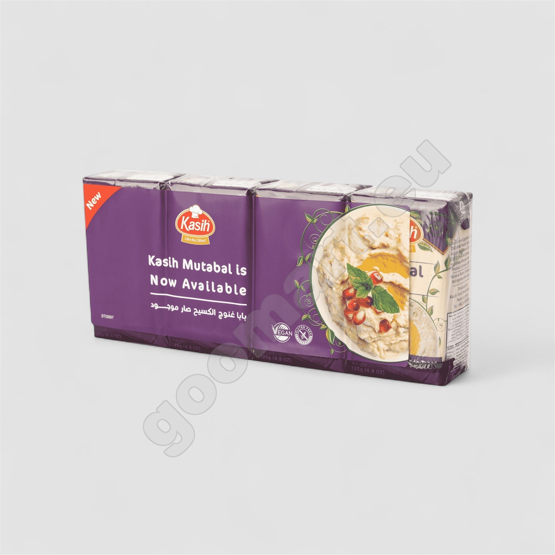 Kasih Mutabal Auberginen Dip 4x135g - Goomart