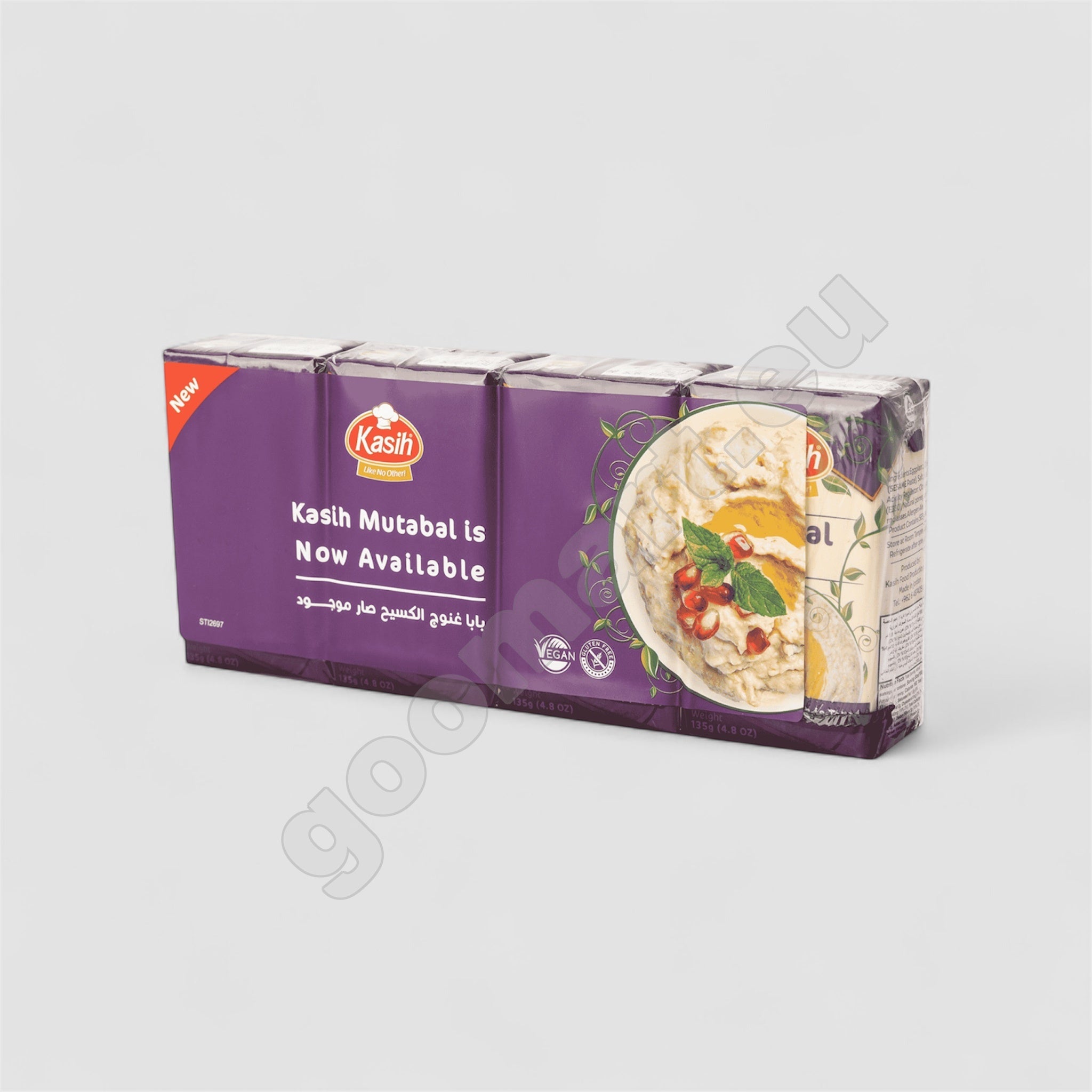 Kasih Mutabal Auberginen Dip 4x135g - Goomart