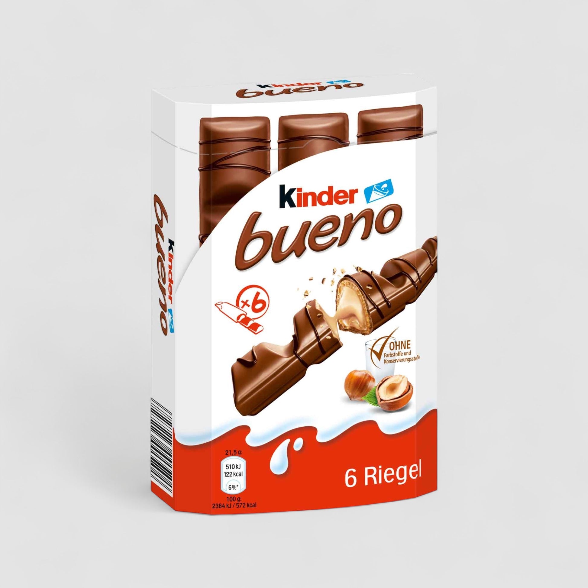 Kinder Bueno Riegel 6er 129g - Goomart