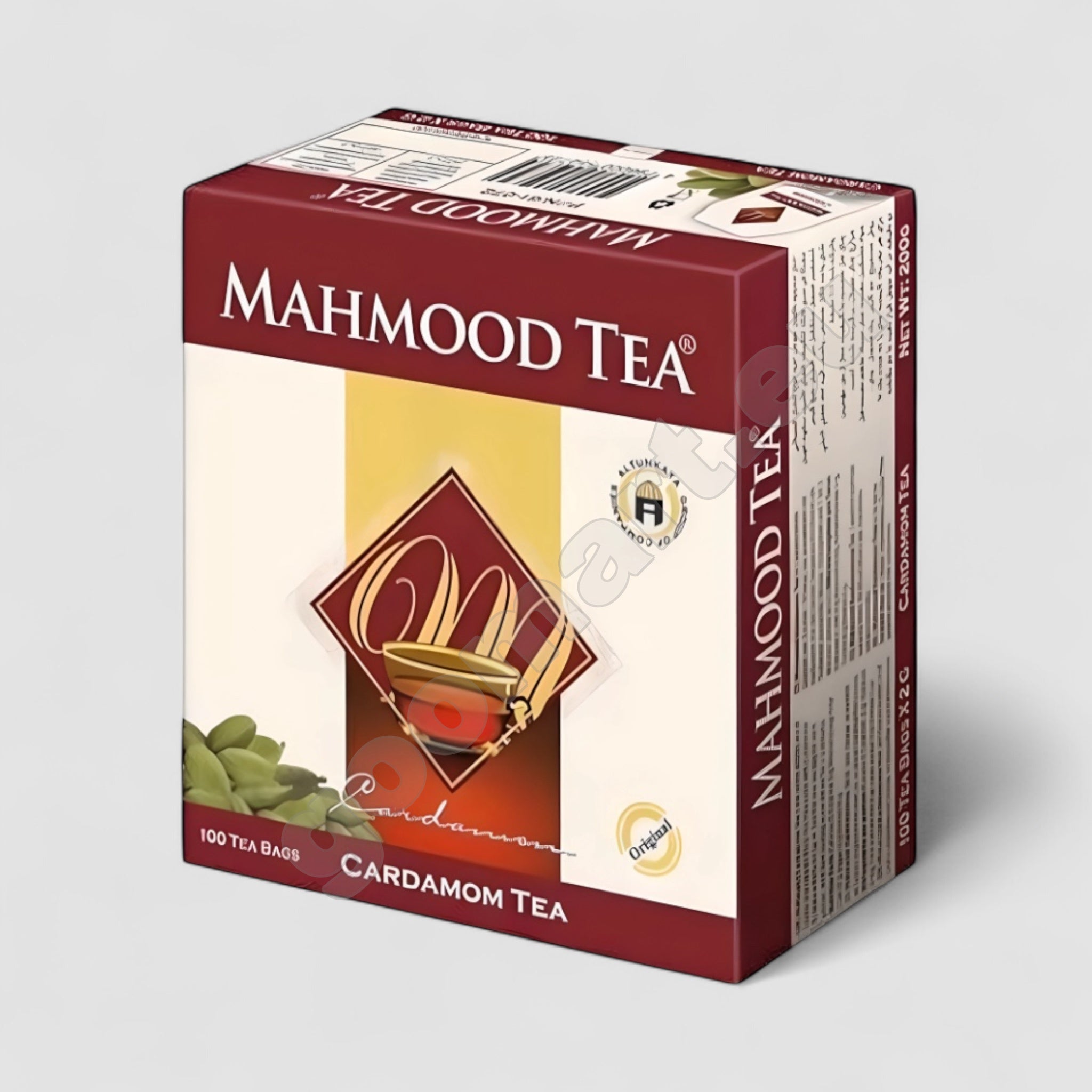 Mahmood Kardamom Teebeutel 100 Stück 200g - Goomart