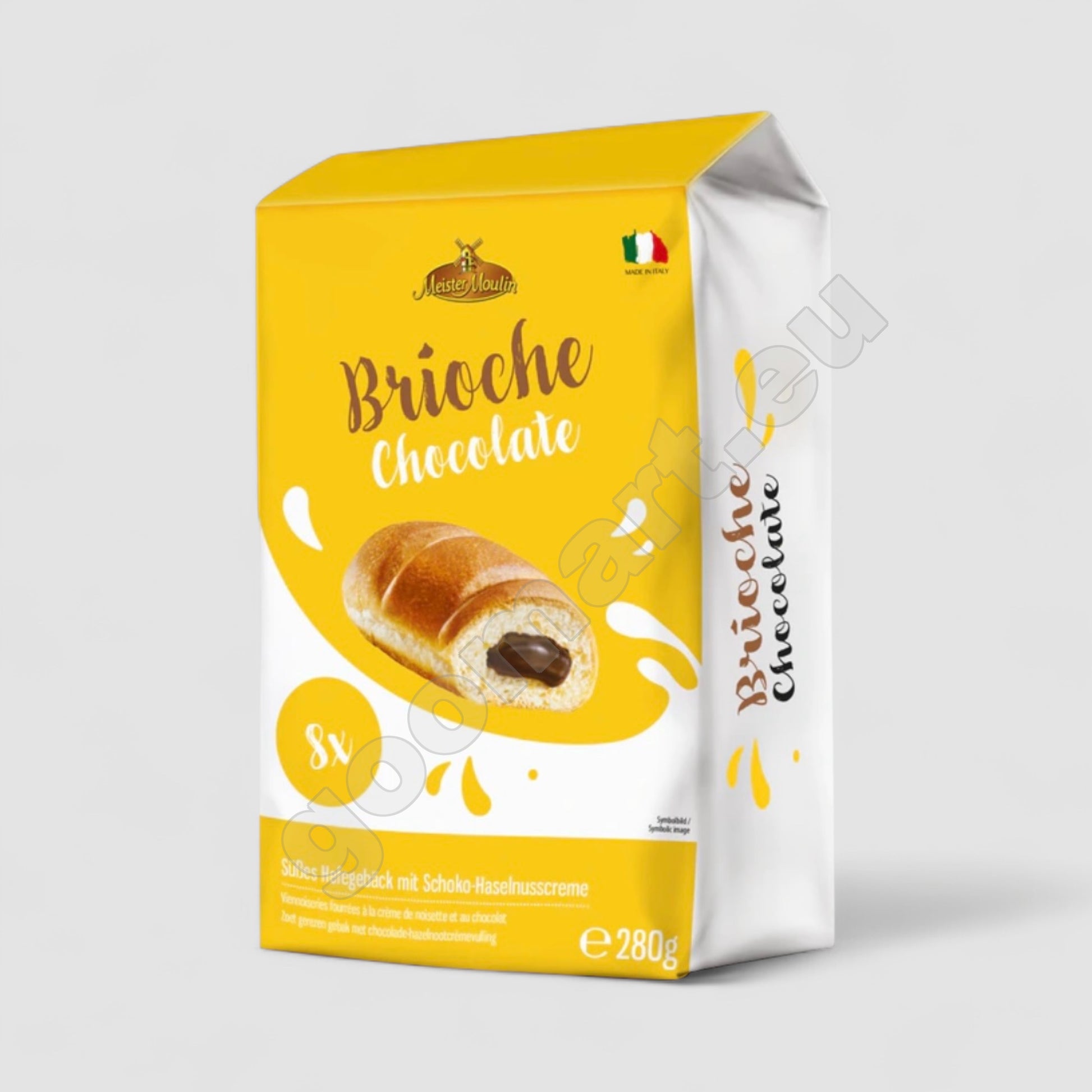 Meister Moulin Brioches mit Schokolade-Haselnusscremefüllung 8er - Goomart