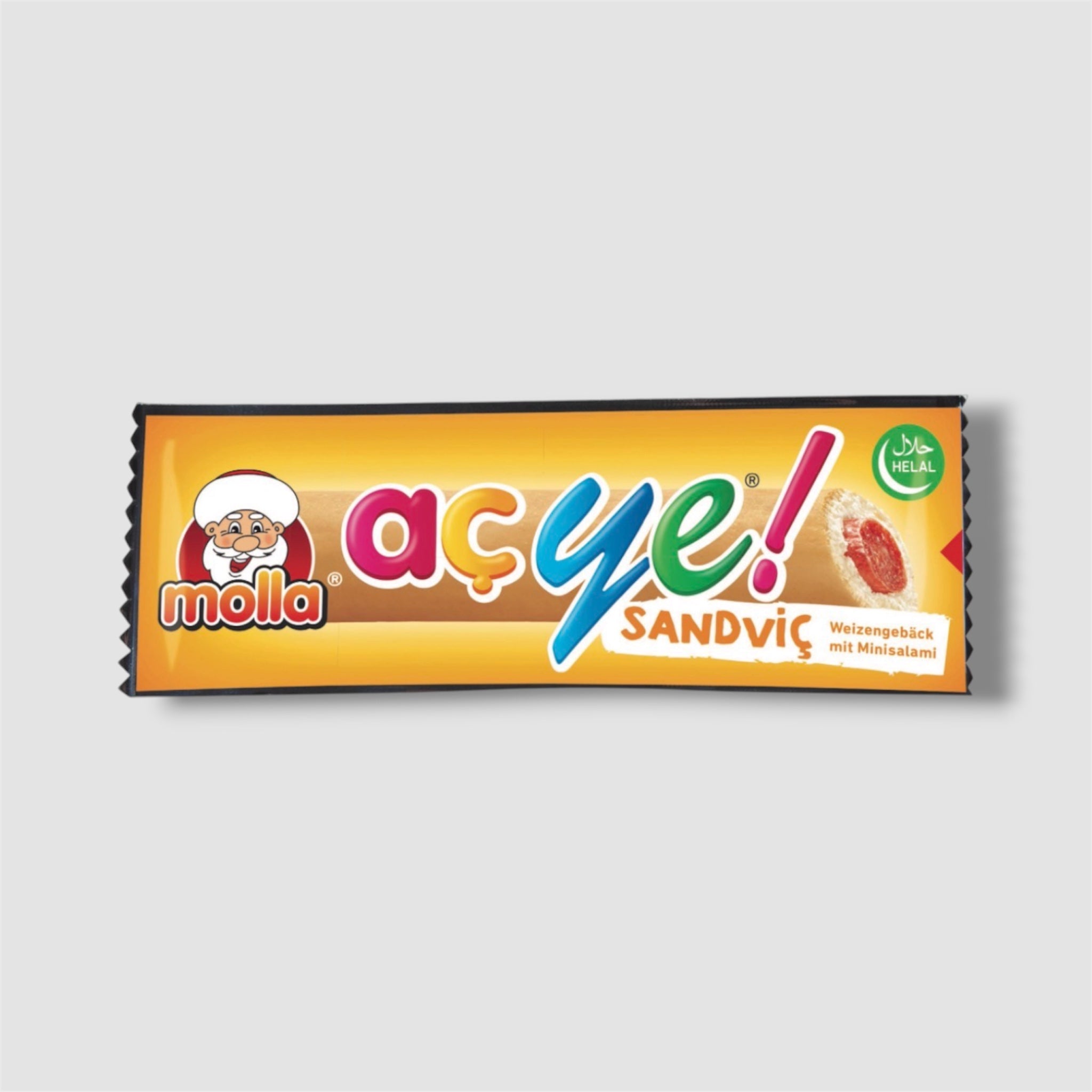 Molla Weizengebäck mit Minisalami 50g - Goomart