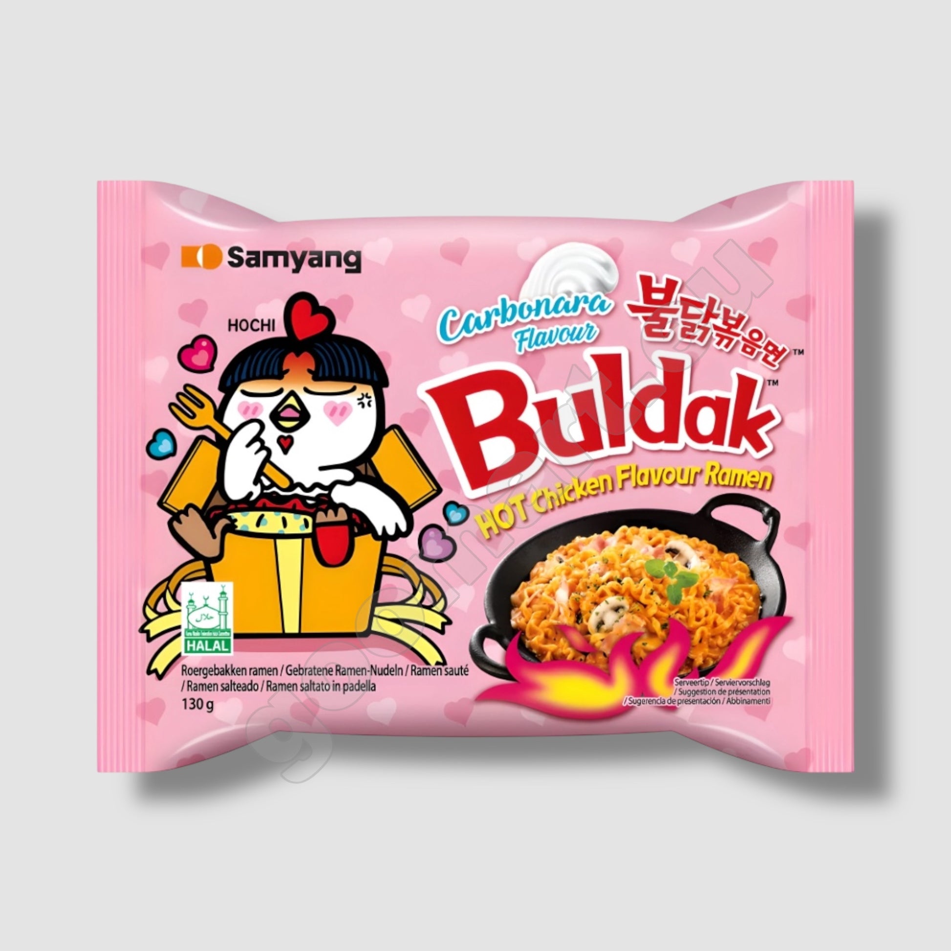 Samyang Buldak Ramen Carbonara – scharf & cremig 130g - Goomart