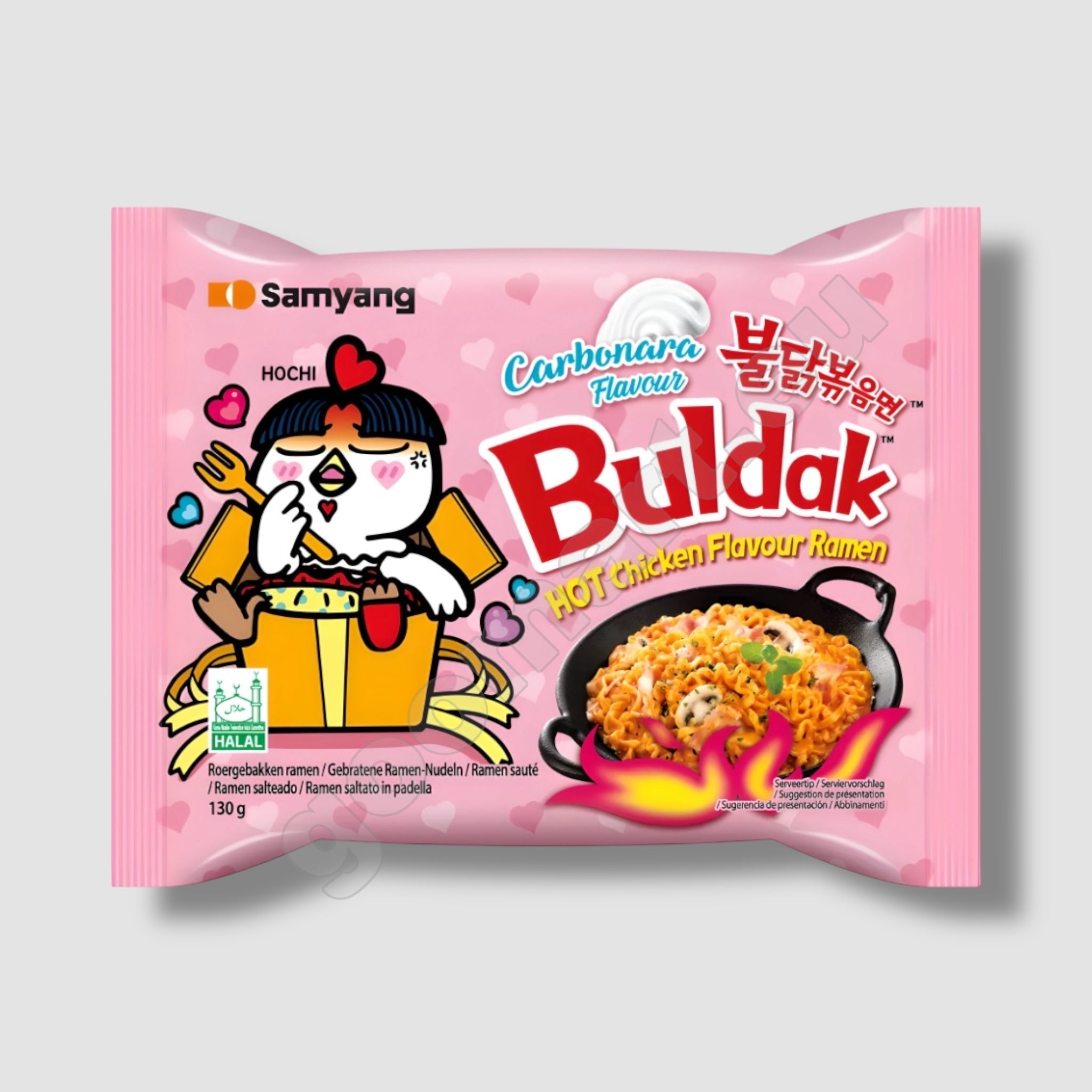 Samyang Buldak Ramen Carbonara – scharf & cremig 130g - Goomart