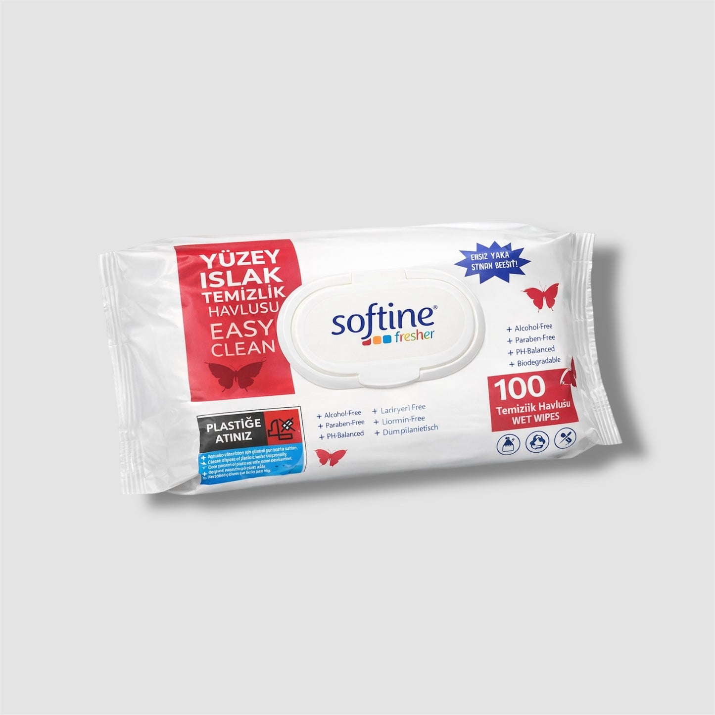 Softline Easy Clean  Allzwecktücher - Blumig Frischer Duft 100 Stück - Goomart