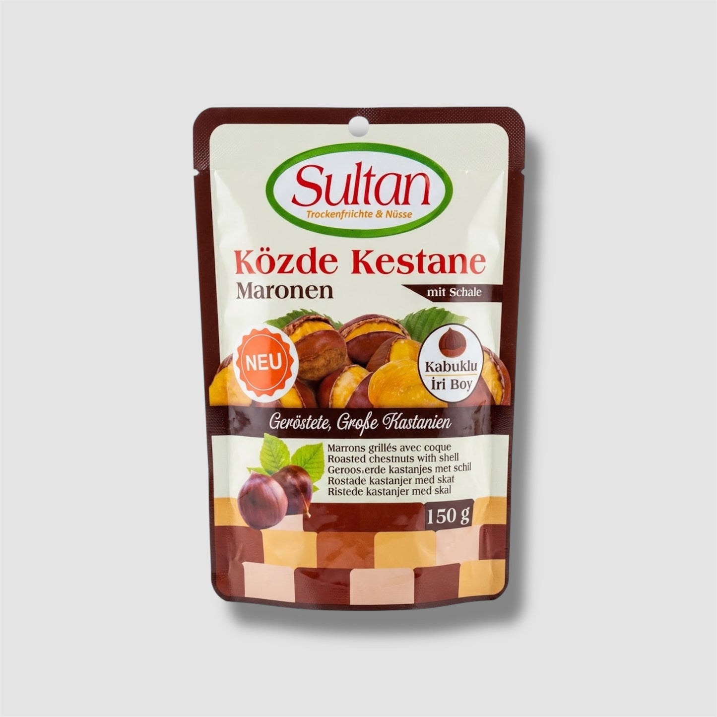 Sultan Geröstete Esskastanien mit Schale 150g - Goomart
