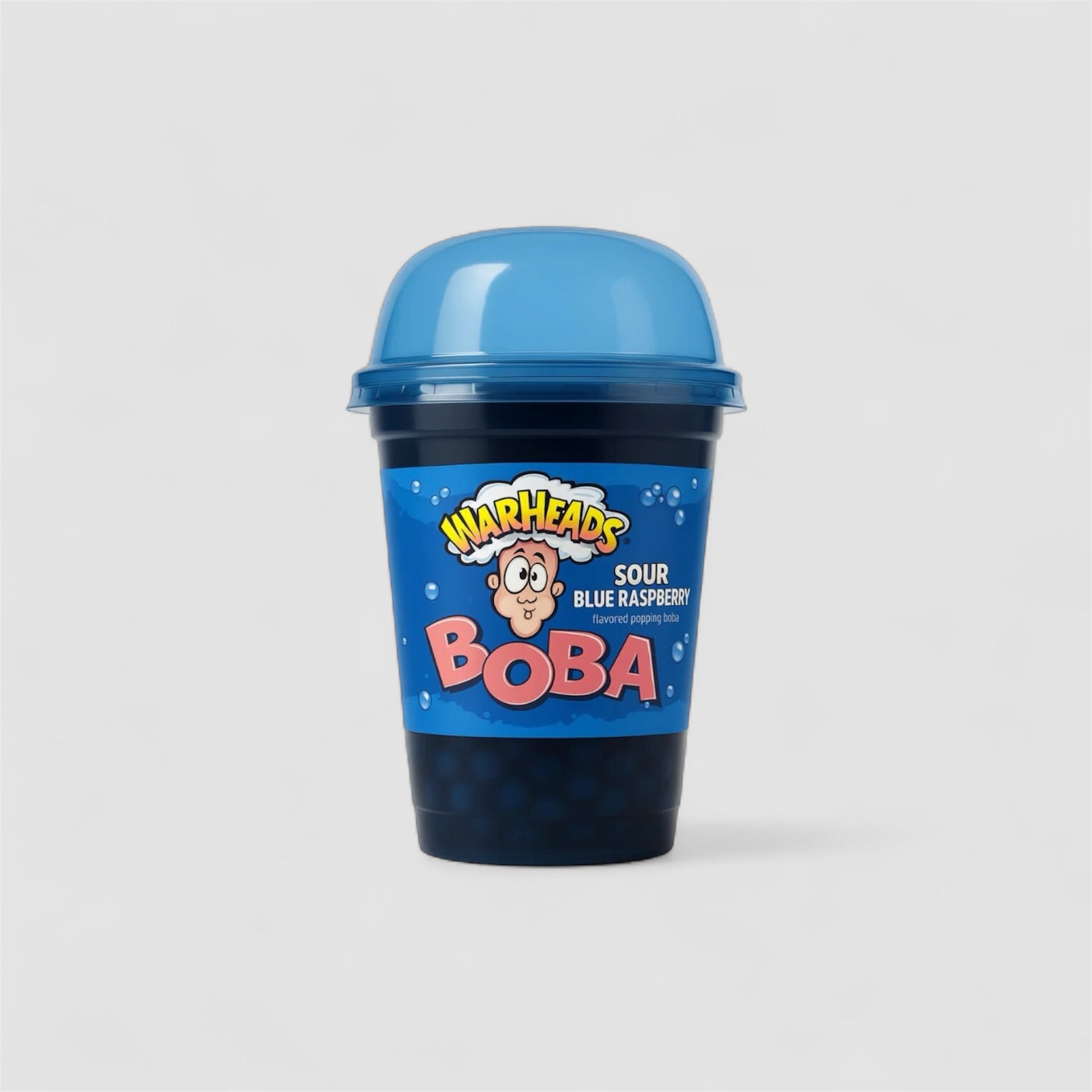 Warheads Boba Sour Blue Raspberry Drink 400ml - Goomart