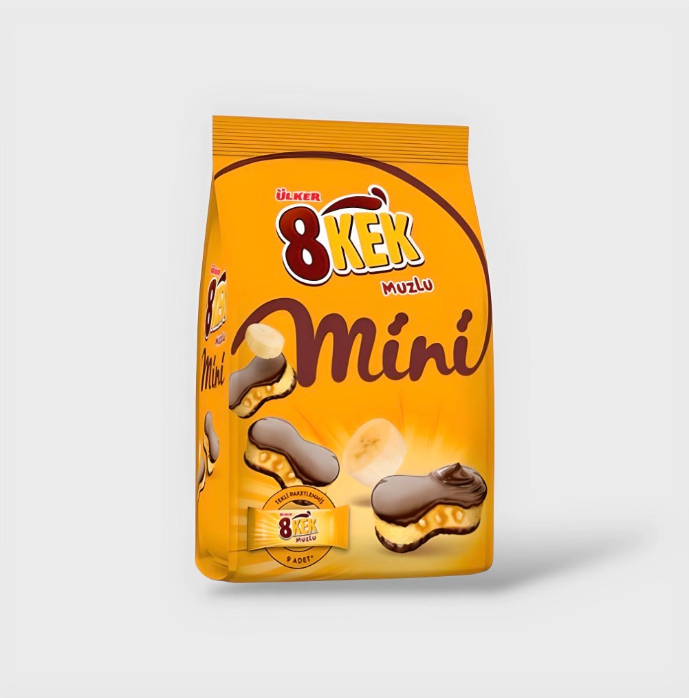 Ülker 8 Mini Bananenkuchen 162g - Goomart