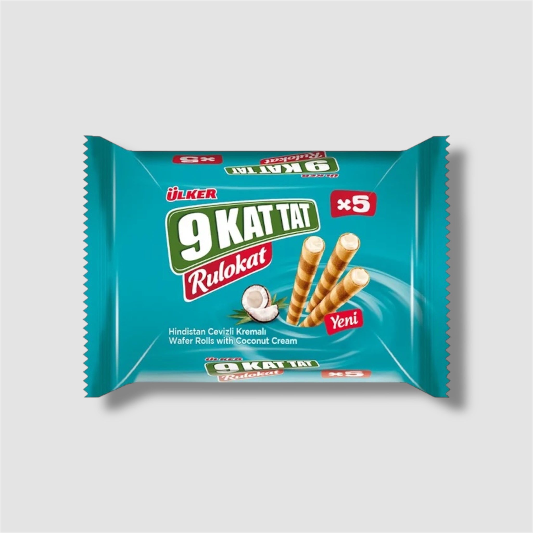 Ülker 9 Kat Tat Rulokat Kokoscreme-Waffelröllchen 30g - Goomart
