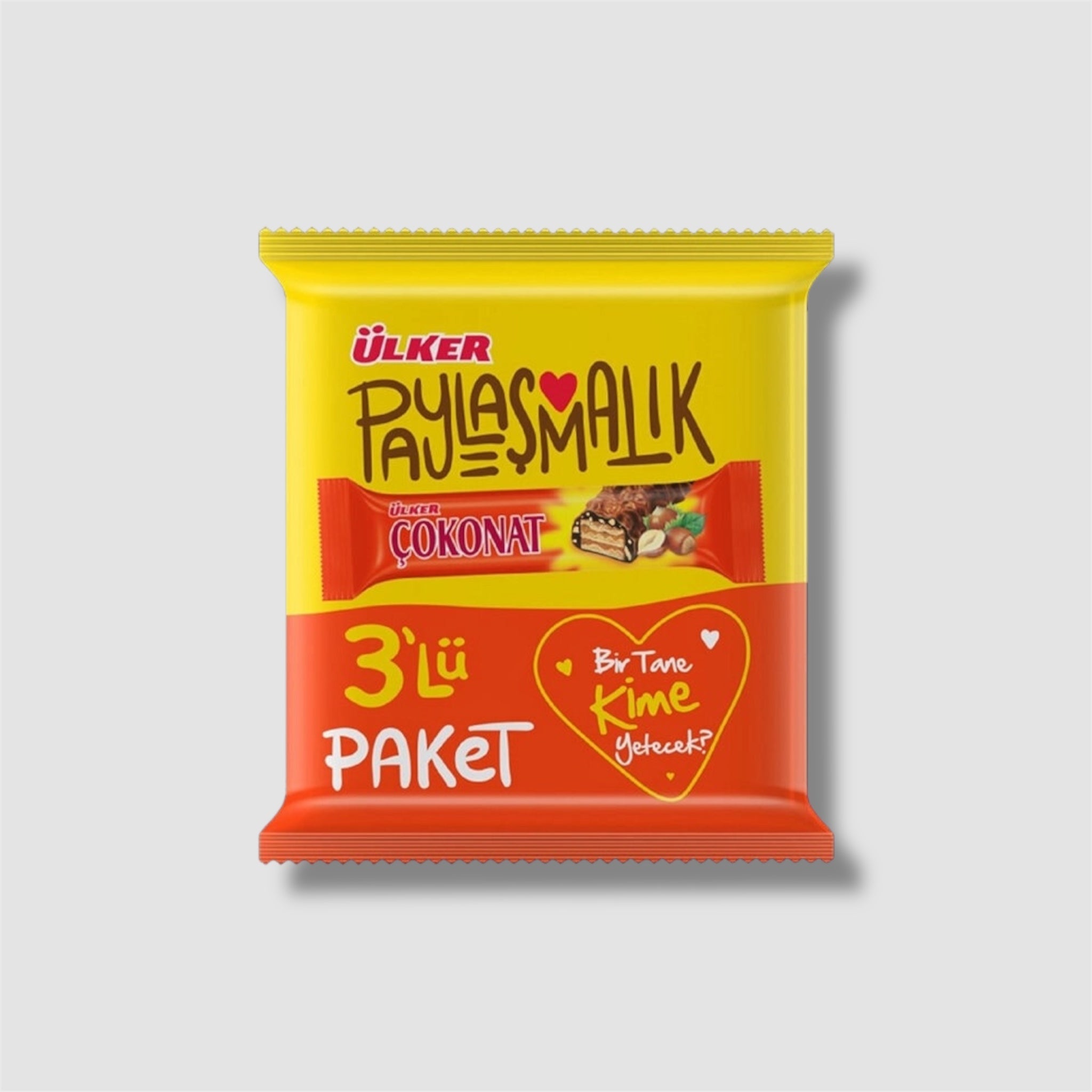 Ülker Cokonat Cokonat Waffel mit Schokoladenüberzug 3er Pack - 99g - Goomart