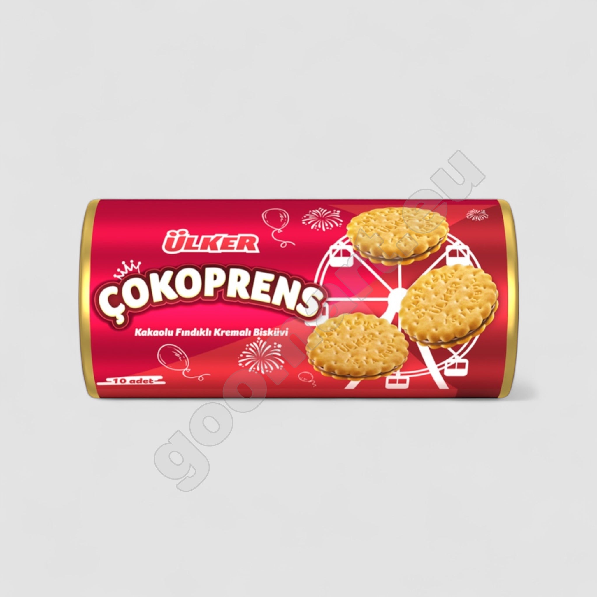 Ülker Cokoprens Kekse mit Kakao und Haselnusscreme 300g - Goomart