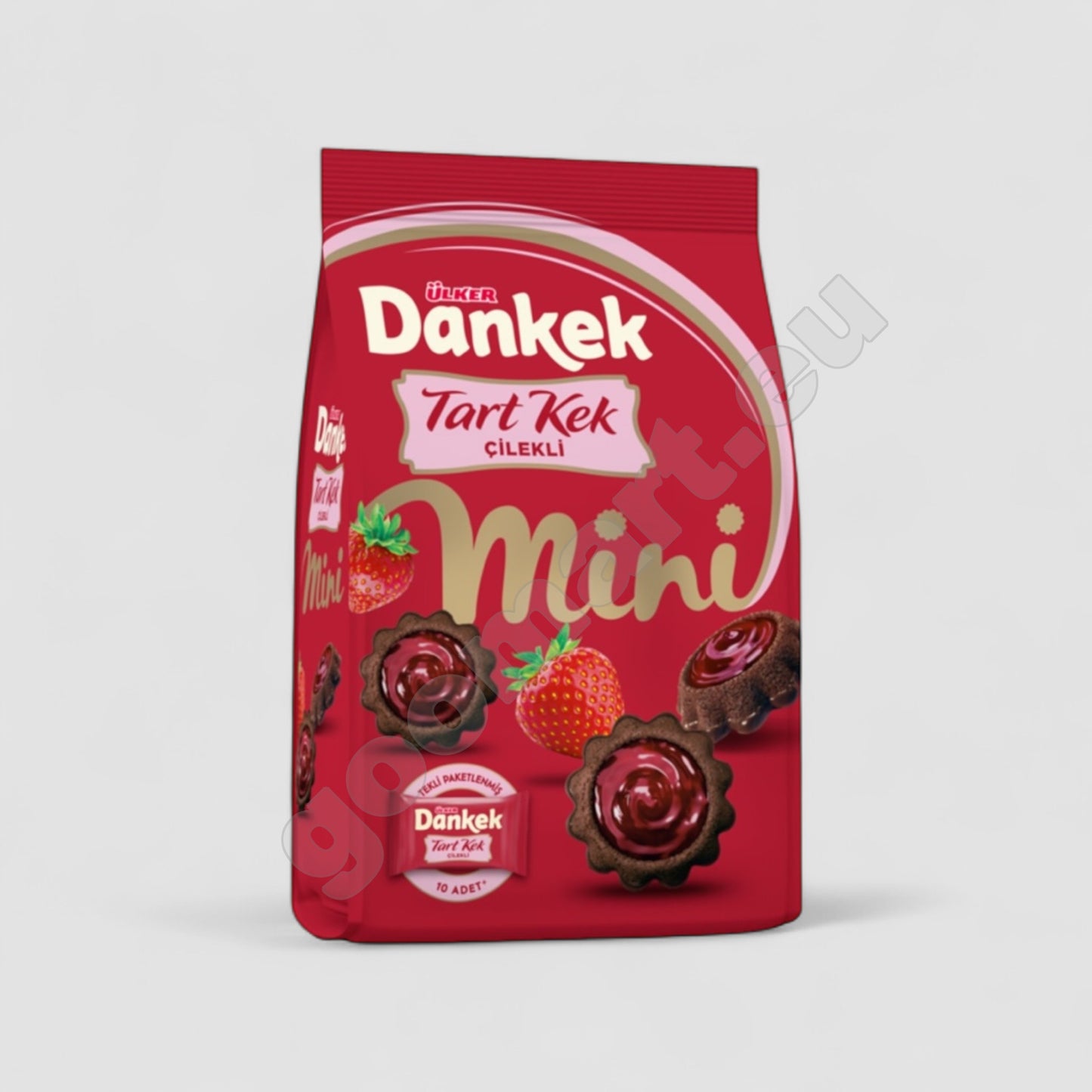 Ülker Dankek Mini-Schokotart mit Erdbeergelee 150g - Goomart