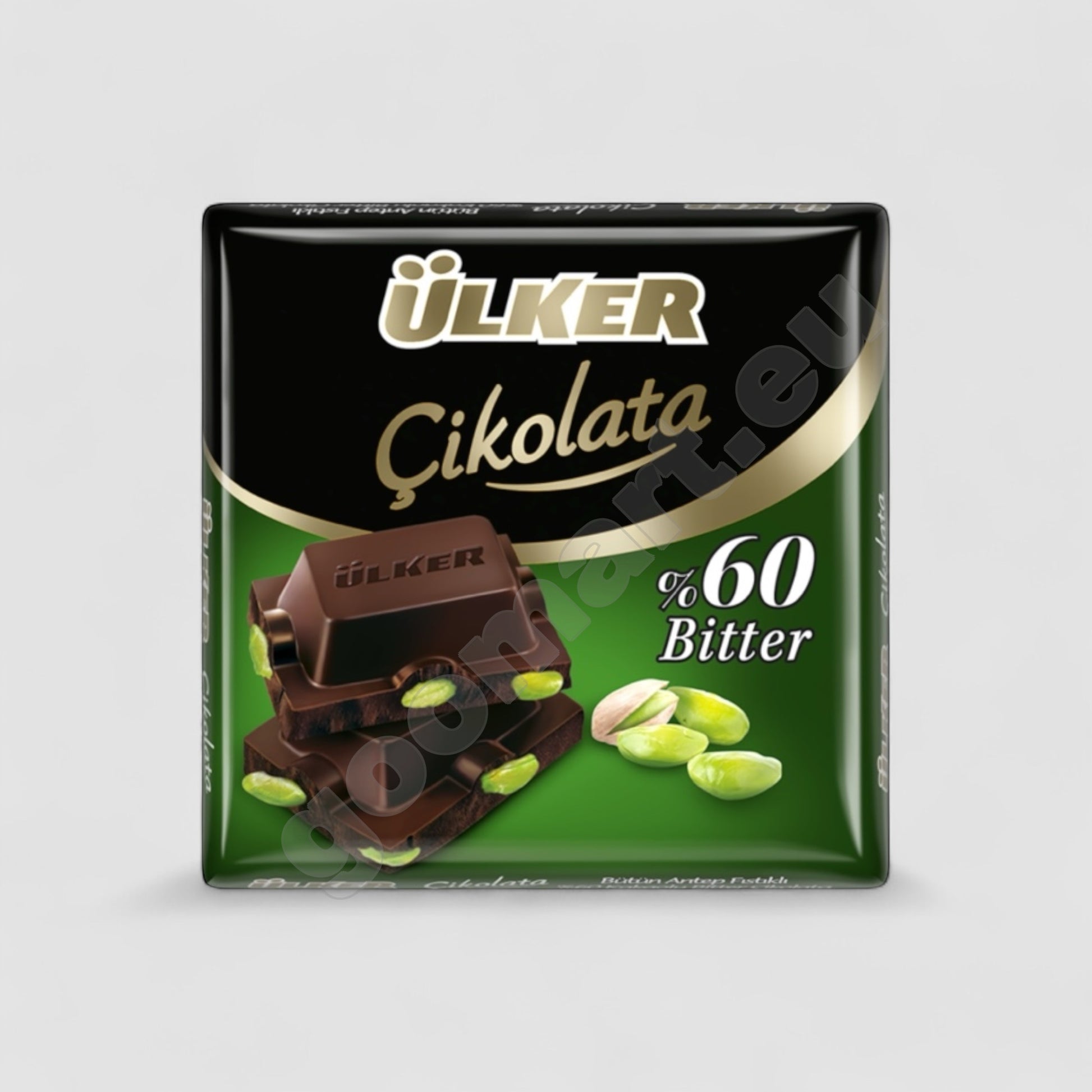 Ülker Schokolade 60% Kakao Mit Pistazien 65g - Goomart